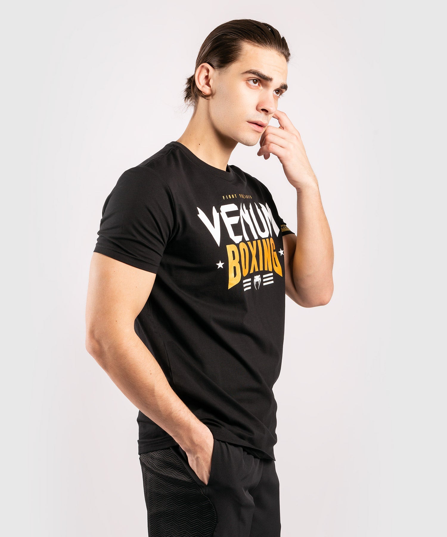 venum-boxing-classic-20-t-shirt-schwarz-gold image 3