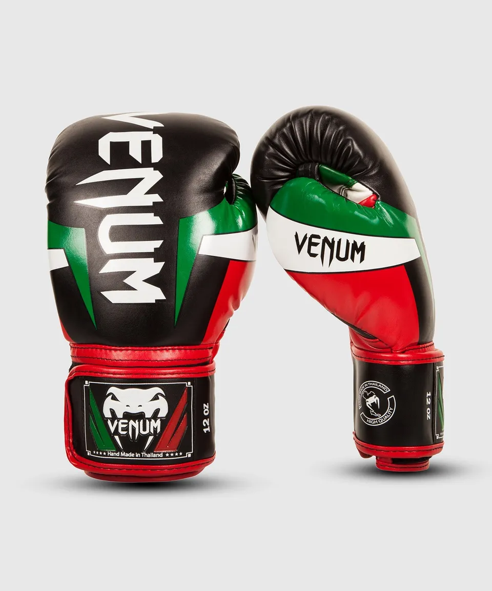 venum-elite-italien-boxhandschuhe-schwarz image 1
