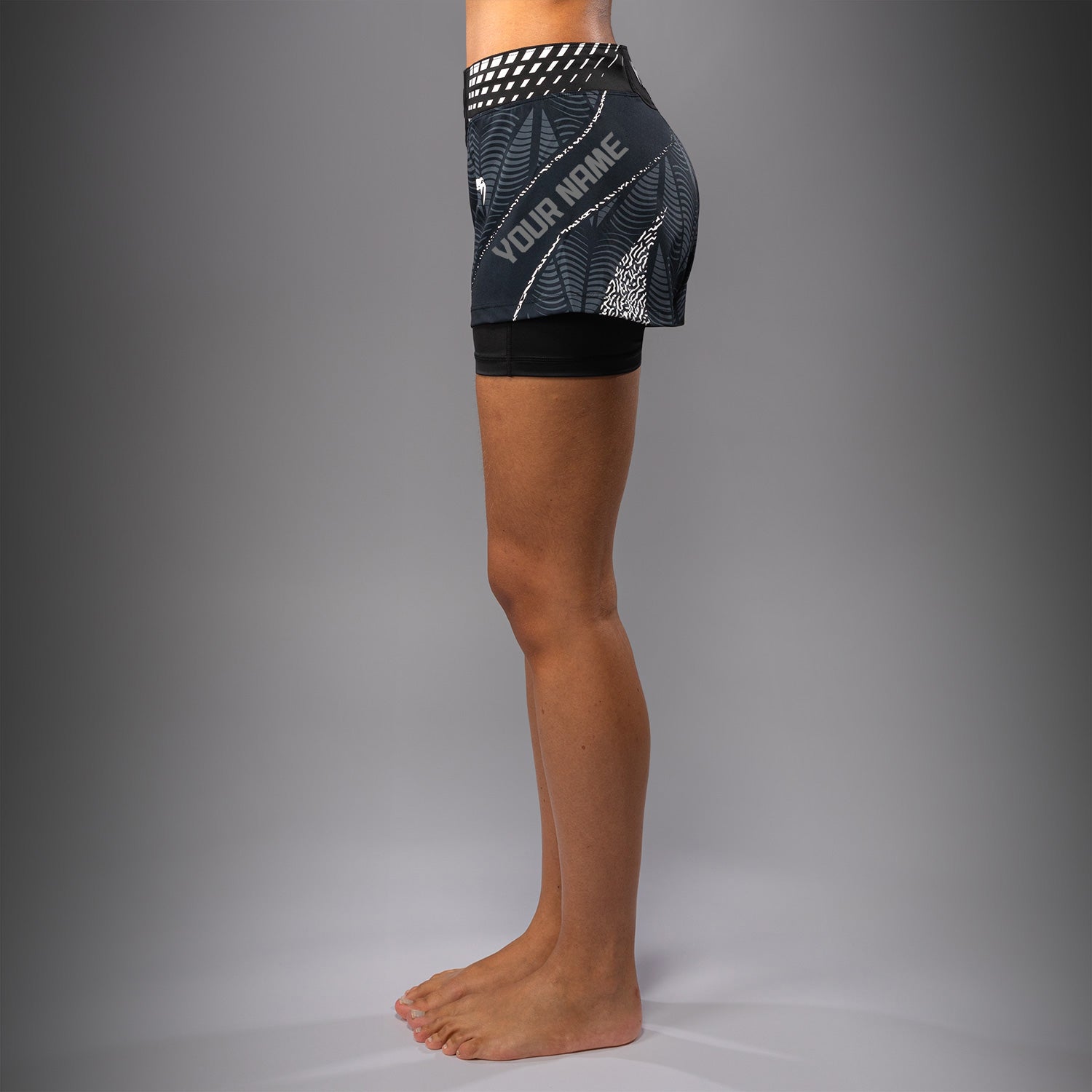 ufc-zenith-by-venum-authentic-fight-night-fight-short-damen-kurz-schwarz image 1