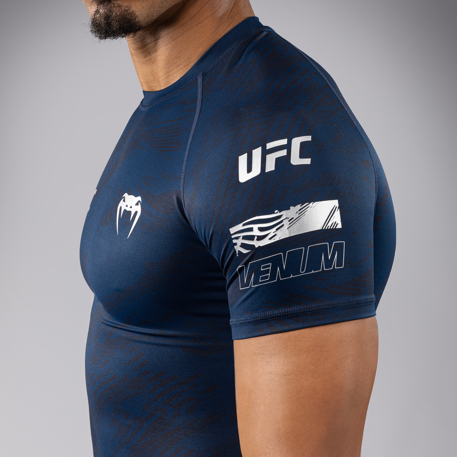 ufc-fusion-by-venum-fight-week-performance-rashguard-herren-kurzarm-ozeanblau image 6