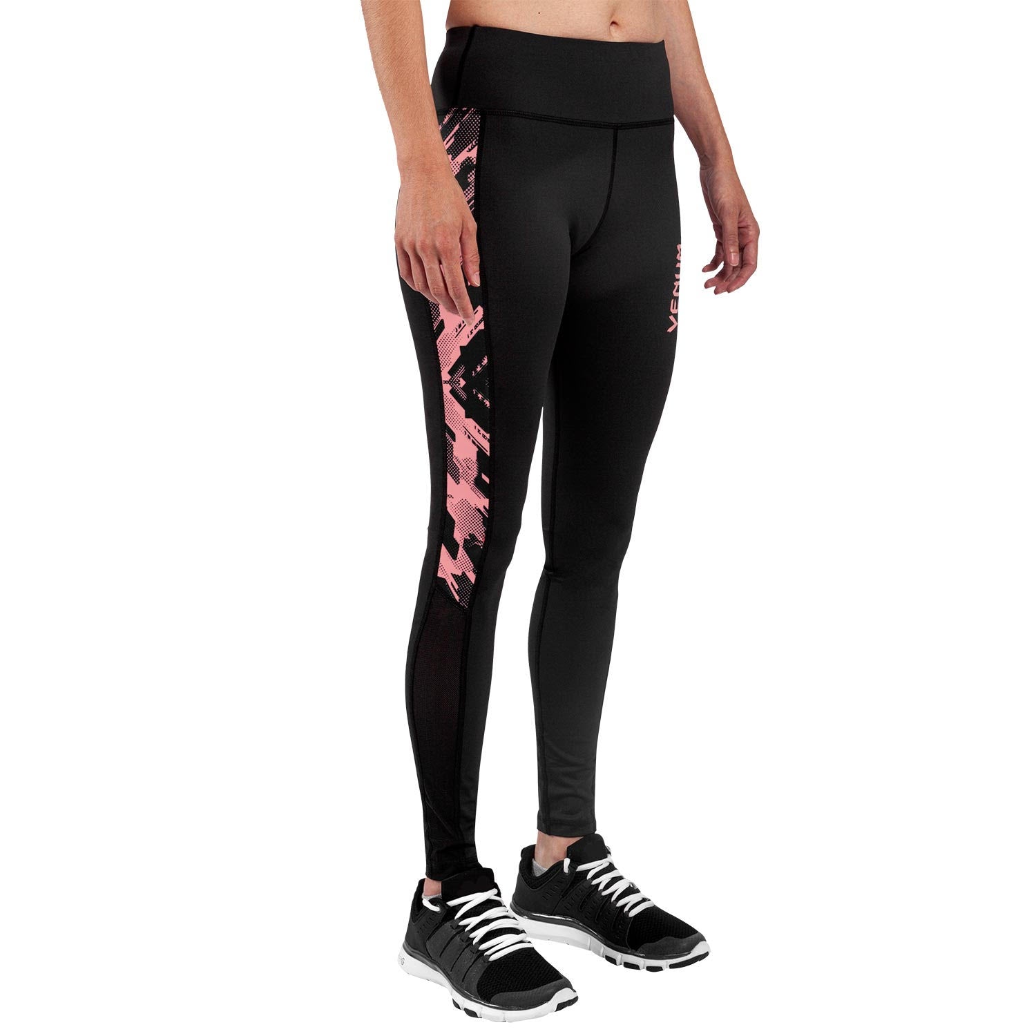 venum-tecmo-leggings-damen-schwarz-rosa image 4