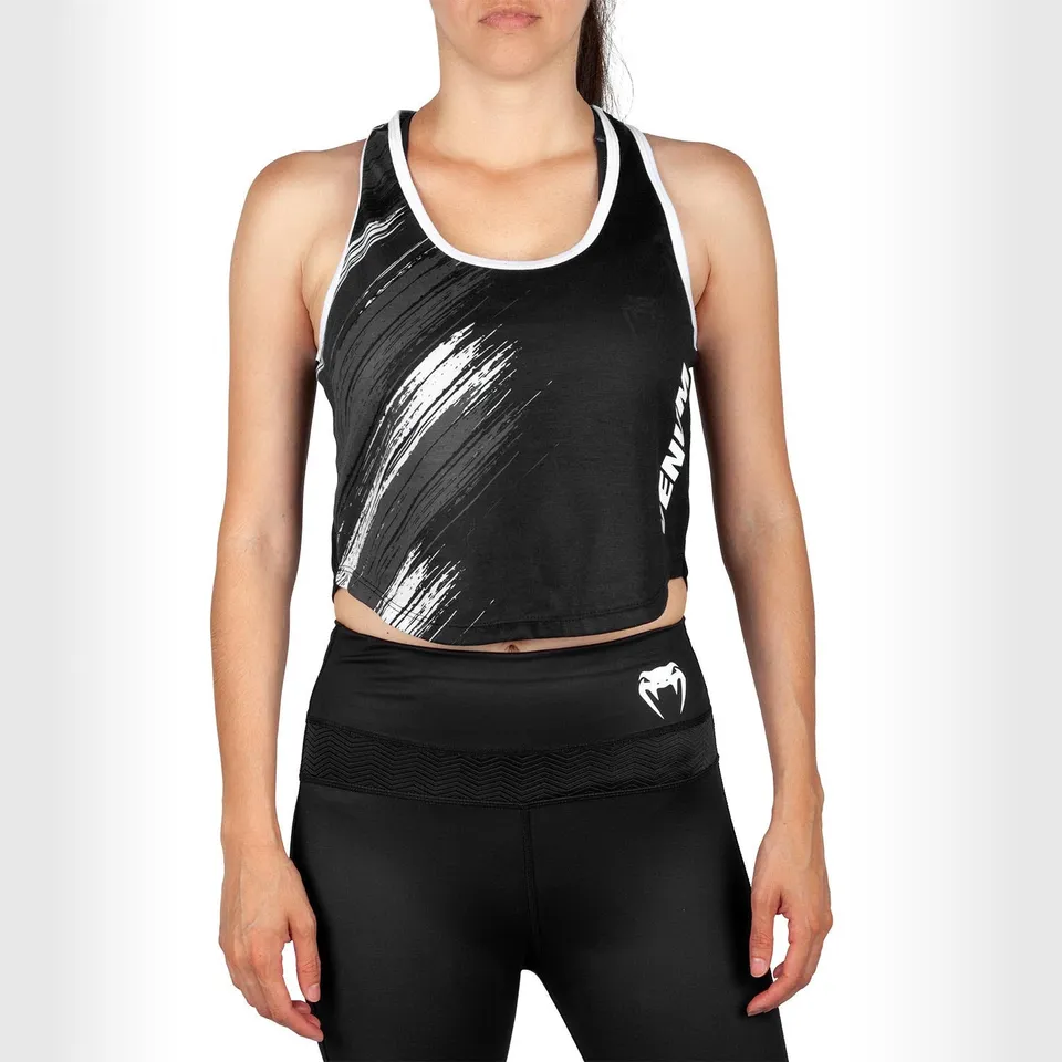 venum-rapid-2-0-kurzes-rmelloses-shirt-damen-schwarz image 1