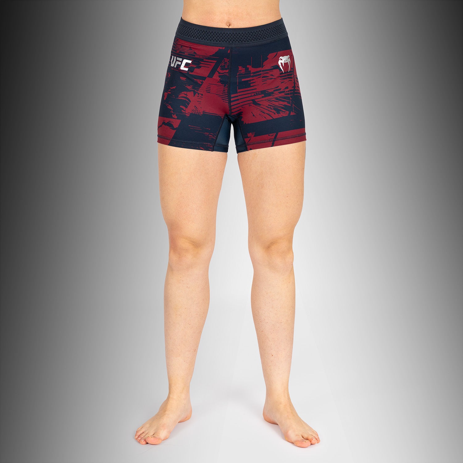 ufc-zenith-by-venum-authentic-fight-week-vale-tudo-short-damen-marineblau-burgun image 1