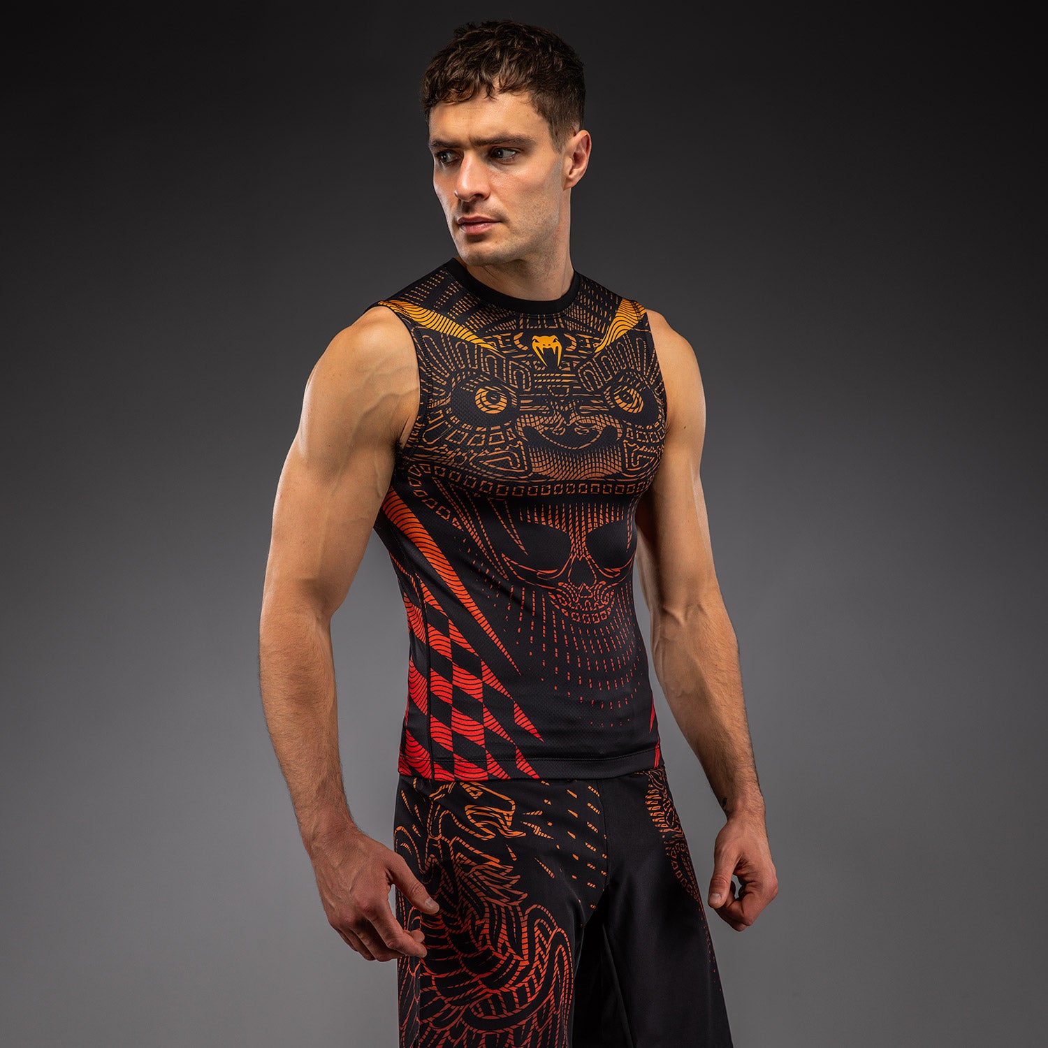 venum-quetzal-fury-rmelloses-rashguard-herren-schwarz-fury-rot image 2
