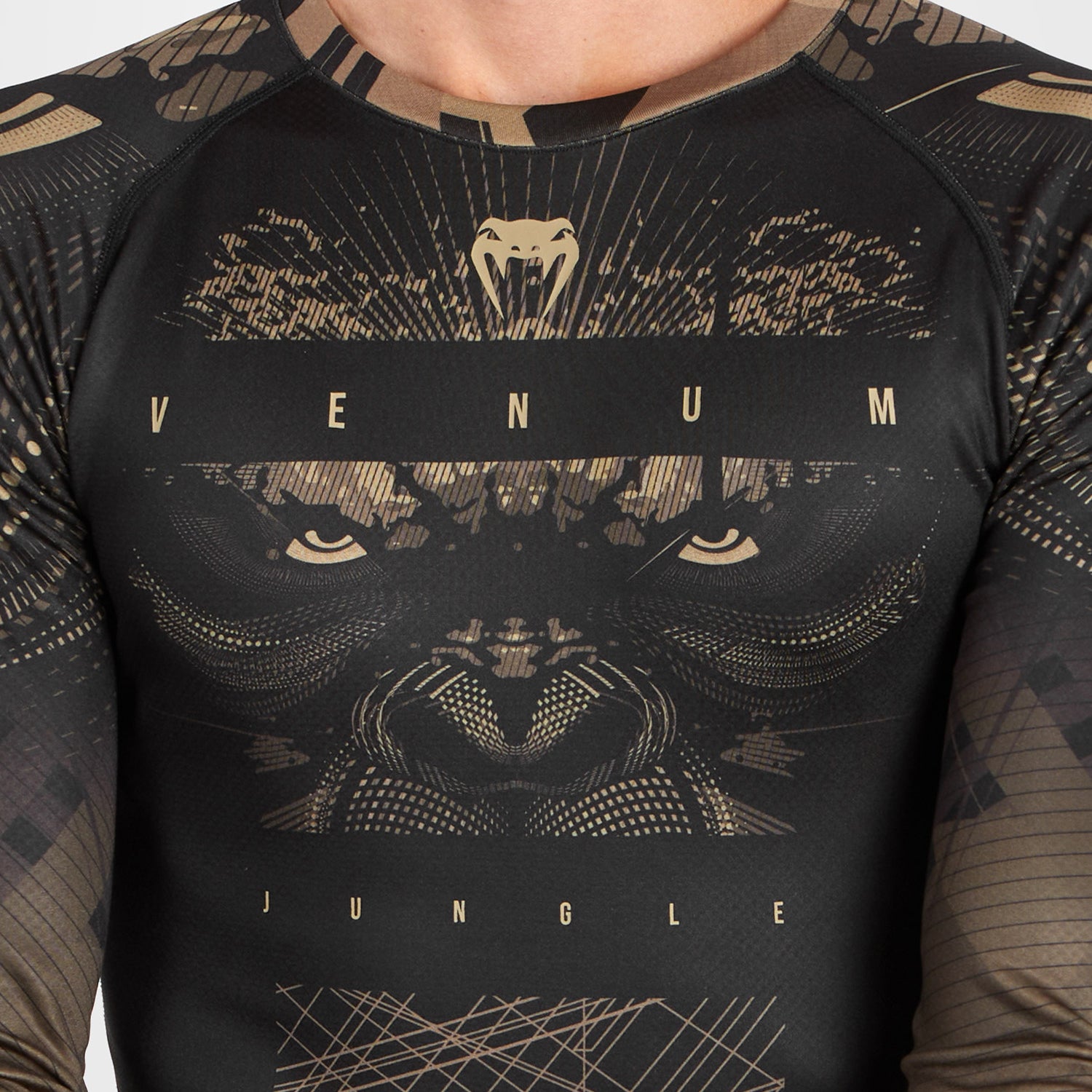 venum-gorilla-jungle-rashguard-langarm-herren-schwarz-sand image 7