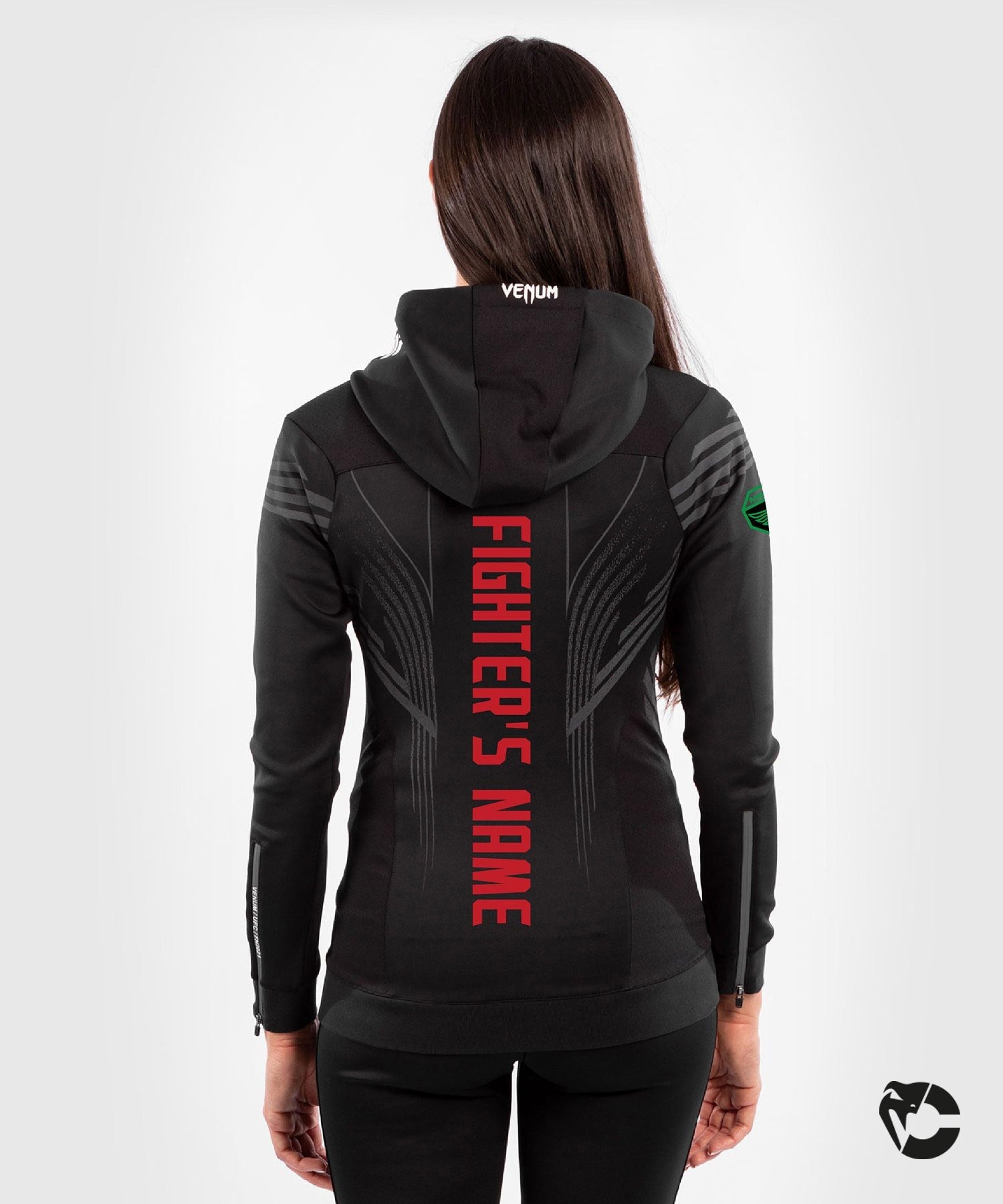 venum-ufc-authentic-fight-night-damen-walkout-hoodie-schwarz image 1