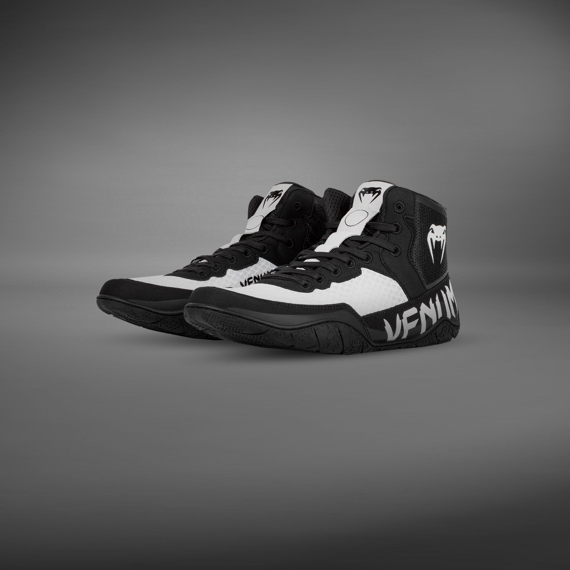 venum-elite-wrestling-schuhe-schwarz-wei image 1