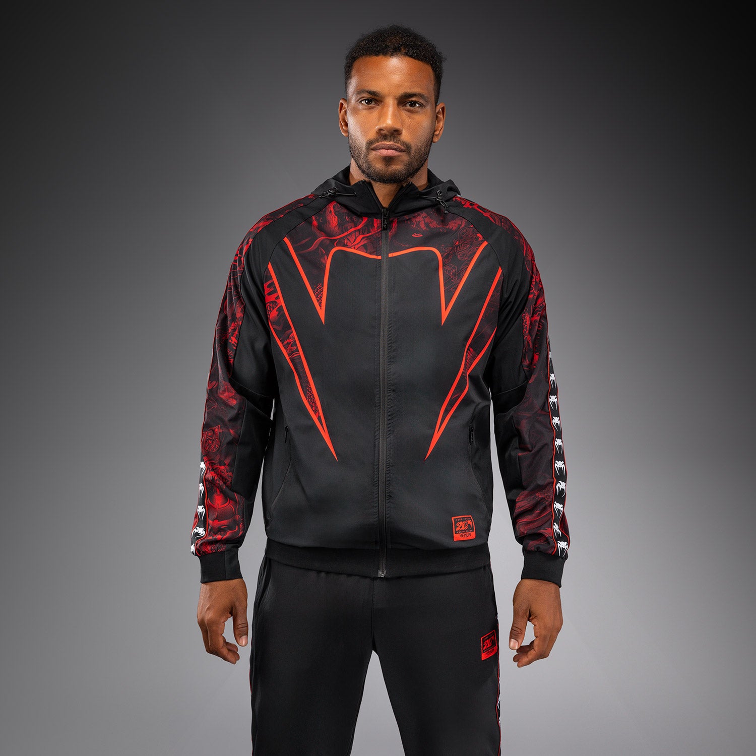 venum-20th-anniversary-trainingsjacke-schwarz-rot-herren image 1