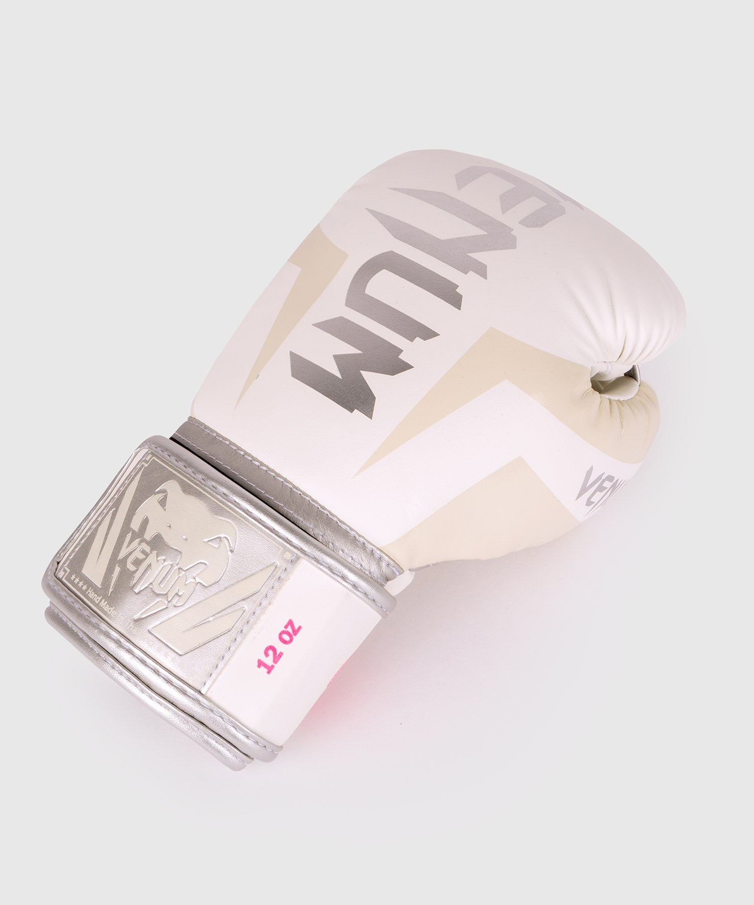 venum-elite-boxhandschuhe-wei-silber-rosa image 7