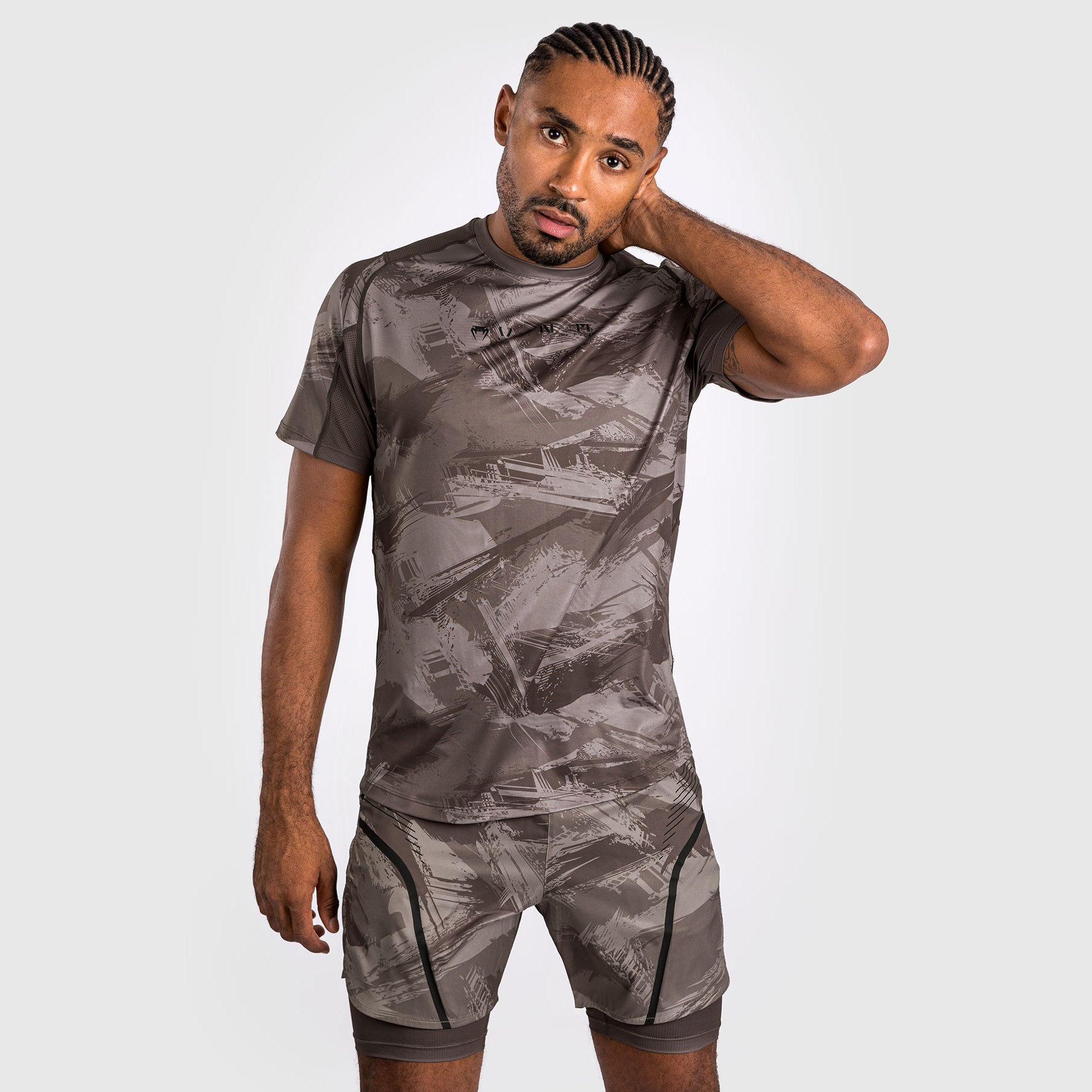 venum-electron-3-0-dry-tech-t-shirt-herren-sand image 3