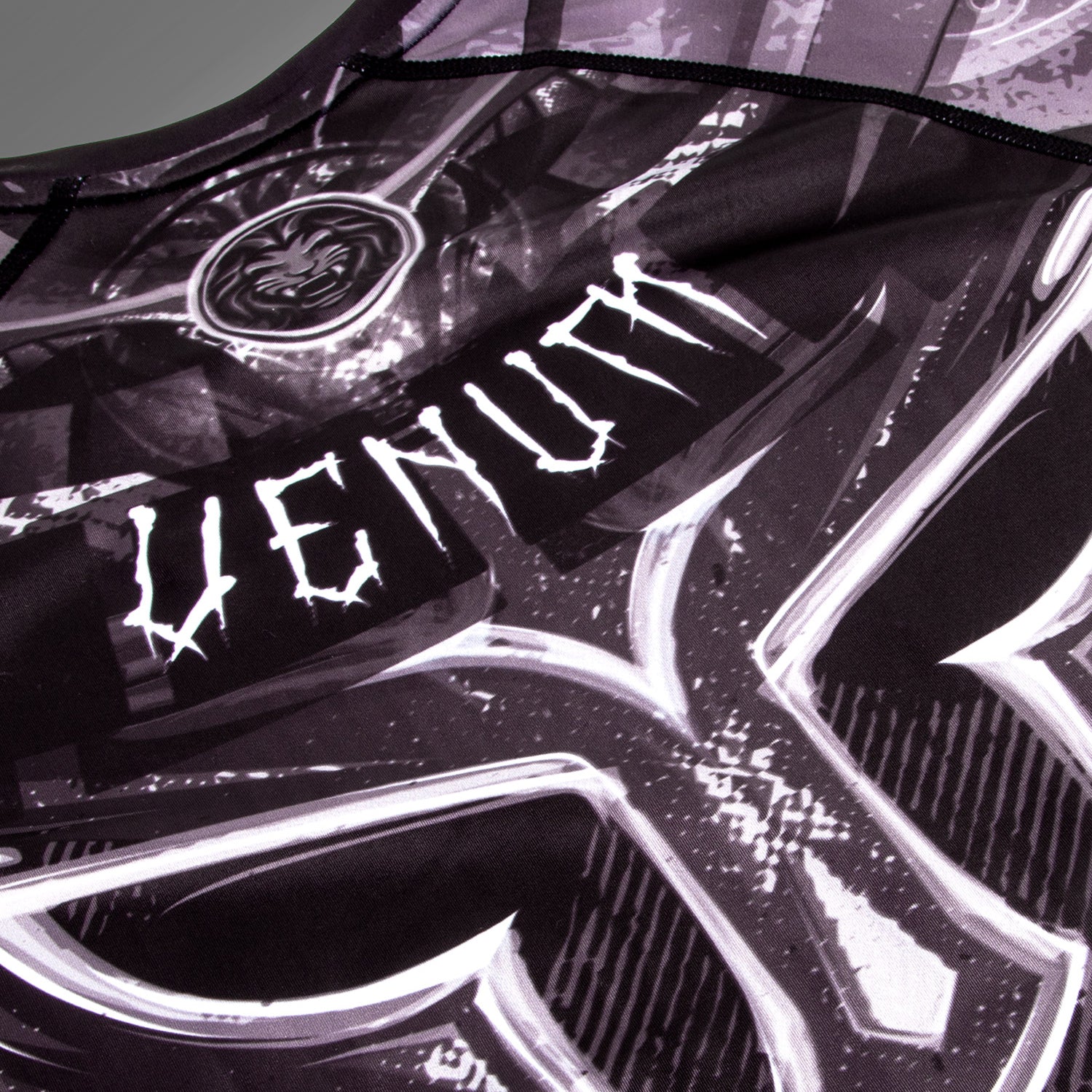 venum-gladiator-3-0-rashguard-langarm-herren-schwarz-wei image 8