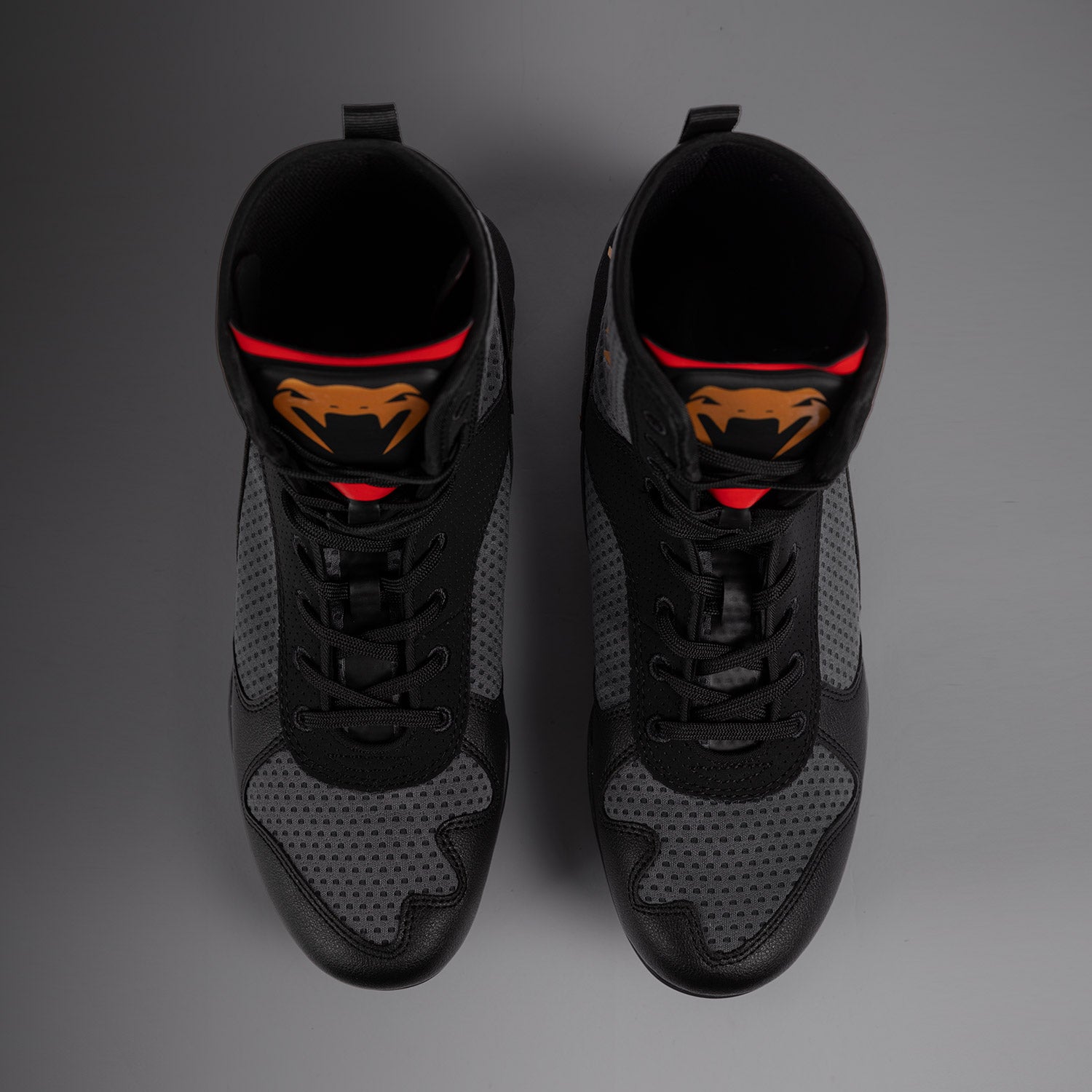venum-elite-boxschuhe-sturmgrau-gold image 5