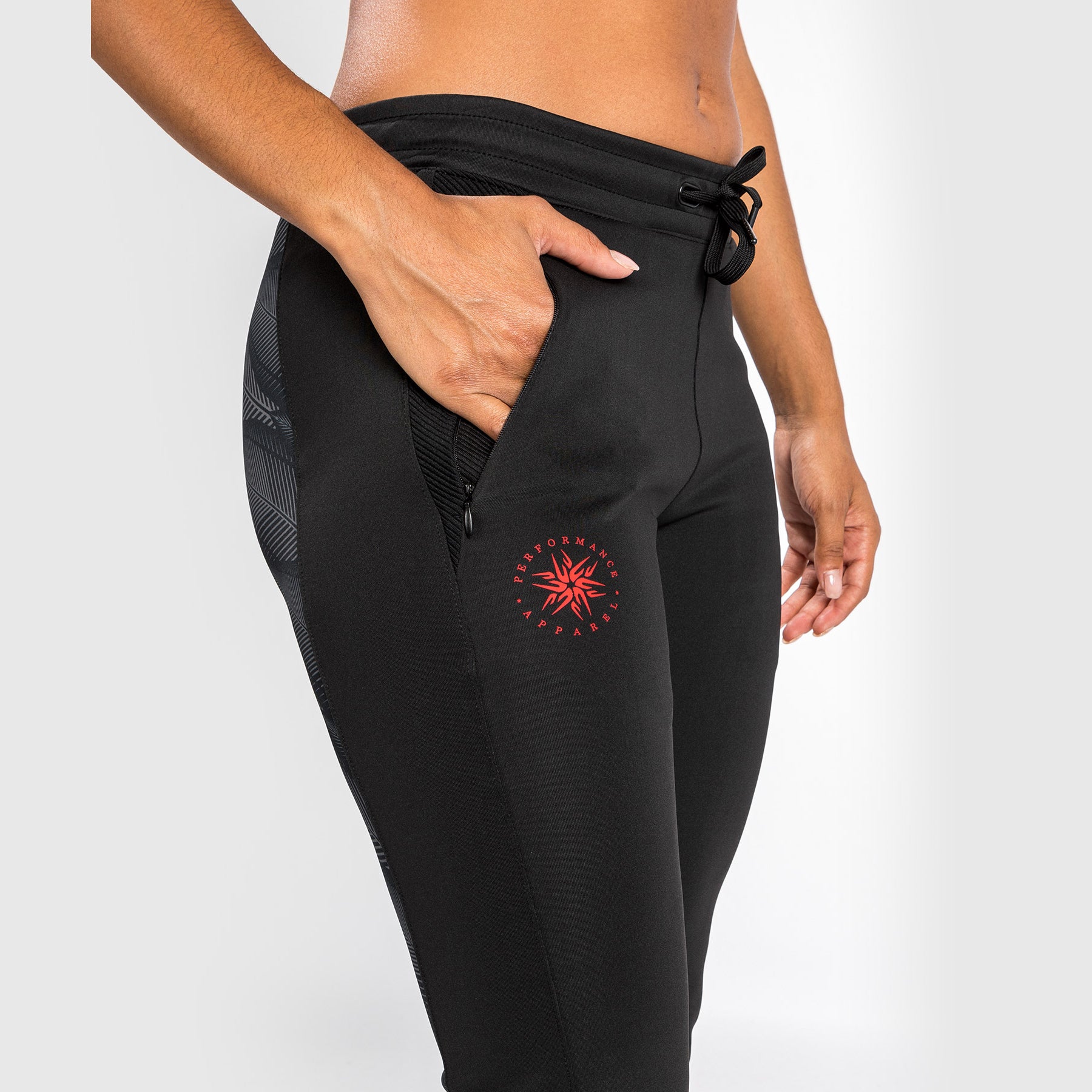 venum-phantom-jogginghose-damen-joggers-schwarz-rot image 8