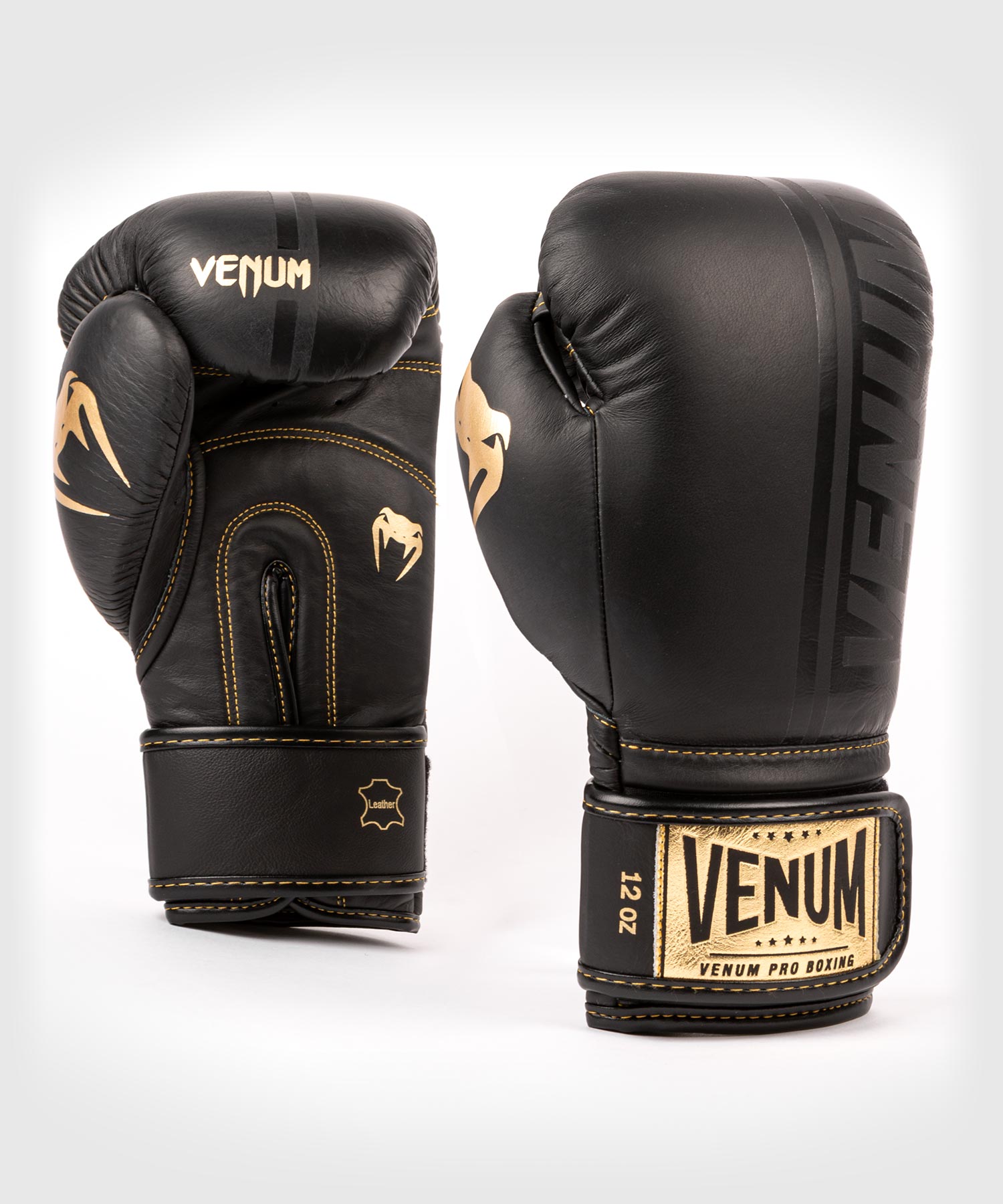 venum-shield-professionelle-boxhandschuhe-mit-klettverschluss-schwarz-schwarz-go image 2
