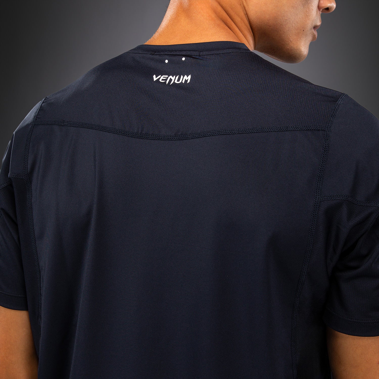 venum-g-core-dry-tech-t-shirt-herren-dunkelblau-wei image 6