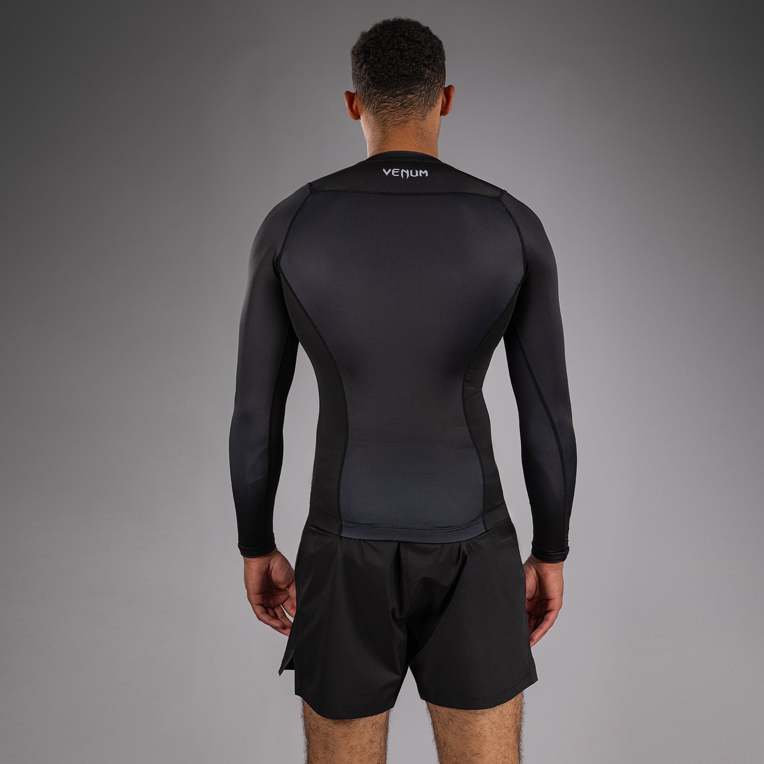 venum-no-gi-rashguard-langarm-schwarz-wei-ibjjf-approved image 3