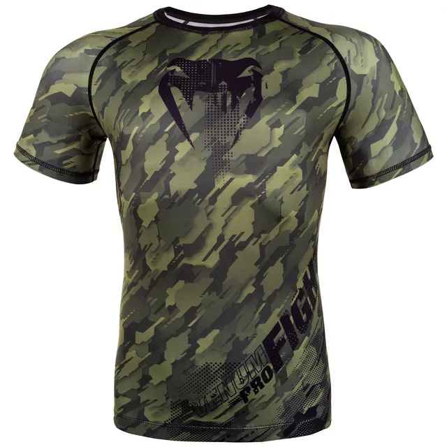 venum-tecmo-rashguard-kurzarm-khaki image 1