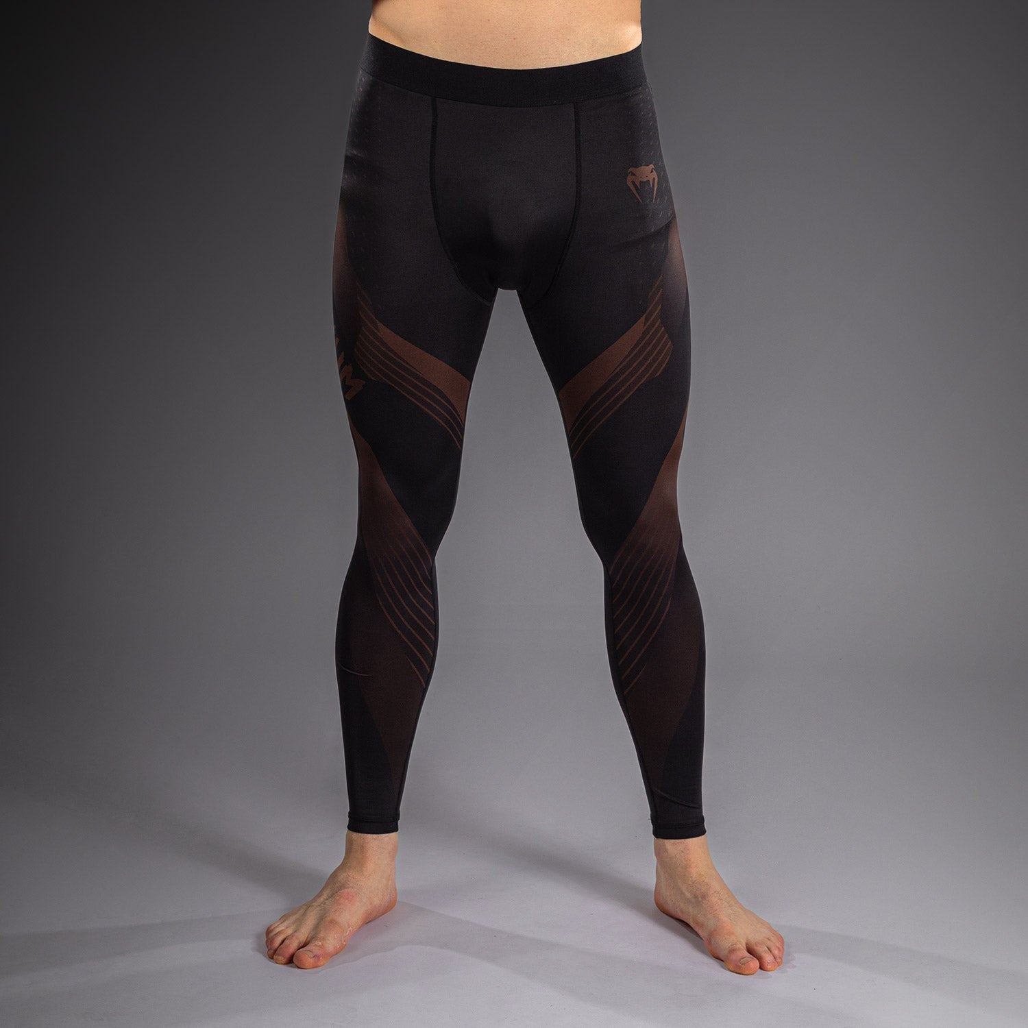 venum-no-gi-6-0-spats-kompressionshose-schwarz-braun-f-r-herren image 1