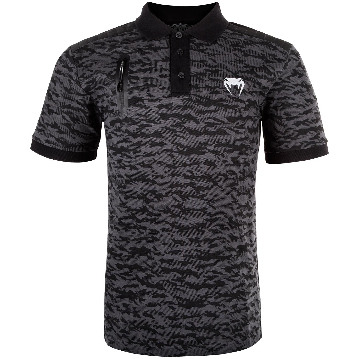 venum-laser-polo-shirt-camo-dunkel image 1