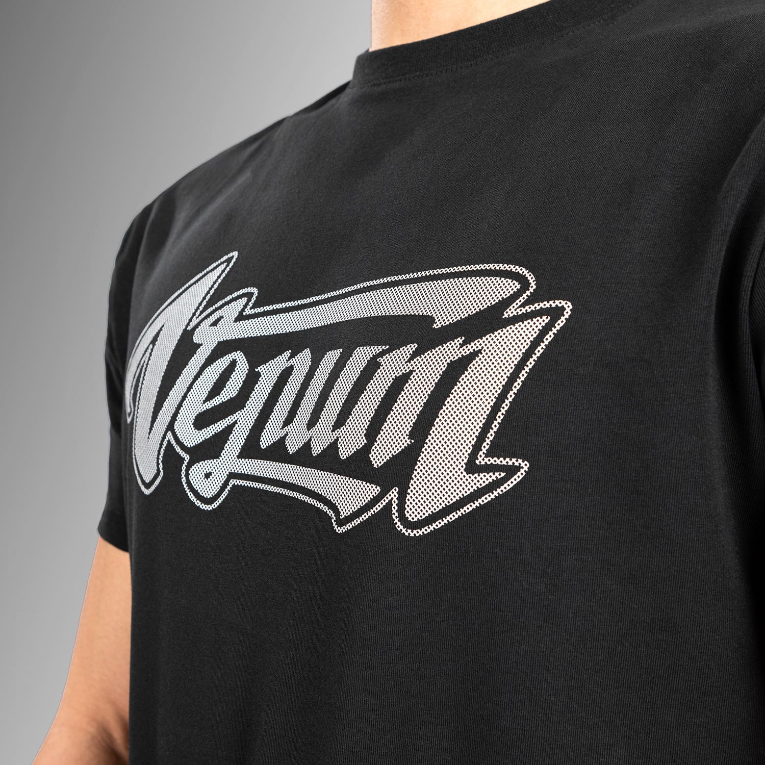 venum-absolute-2-0-t-shirt-angepasste-passform-schwarz-silber image 5