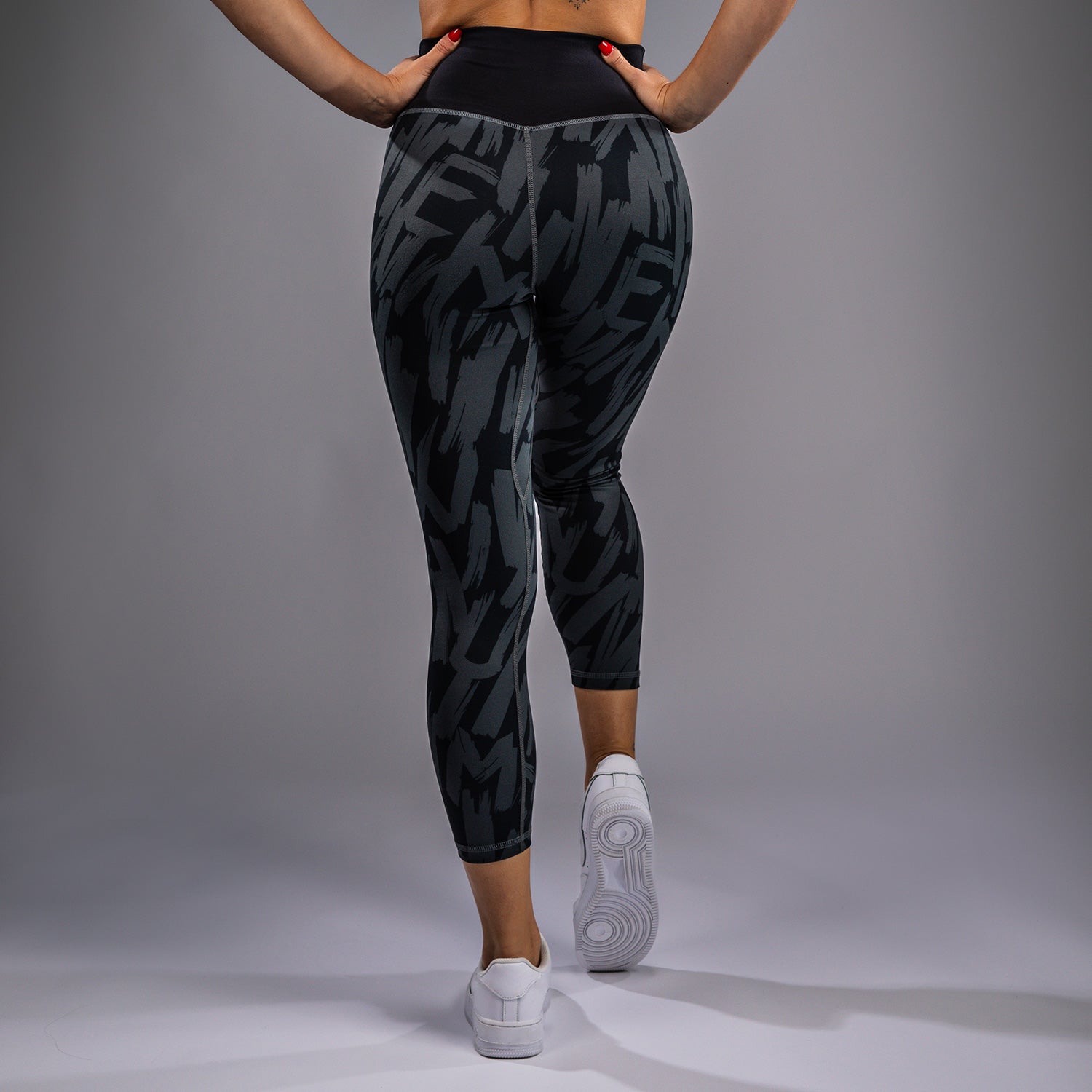 venum-graffiti-frauen-7-8-leggings-urban-kohle image 7