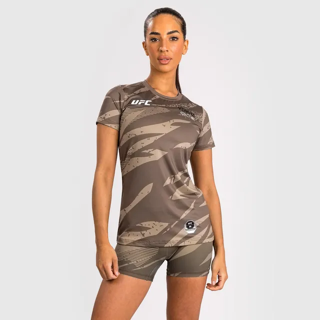 ufc-adrenaline-by-venum-fight-week-dry-tech-t-shirt-damen-desert-camo image 1