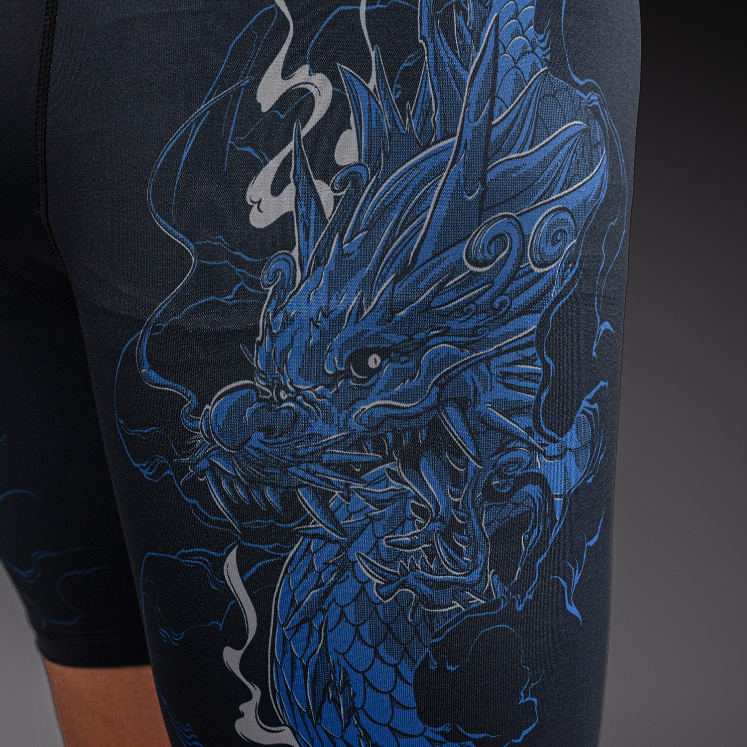 venum-thunder-dragon-kompressionsshorts-schwarz-k-nigsblau image 6
