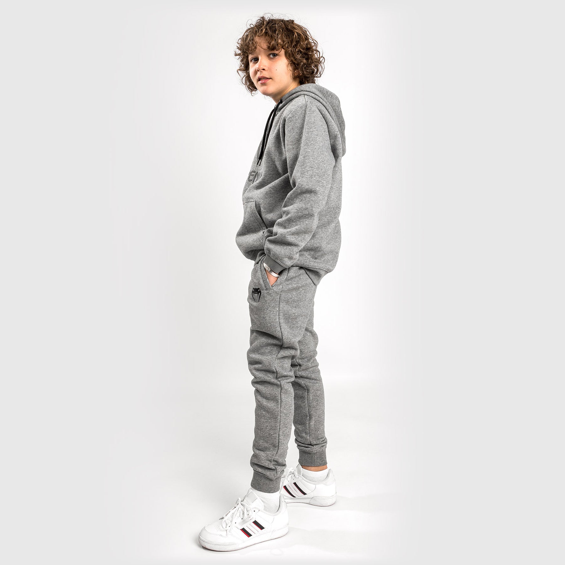 venum-classic-jogginghose-f-r-kinder-hellgrau-meliert image 2