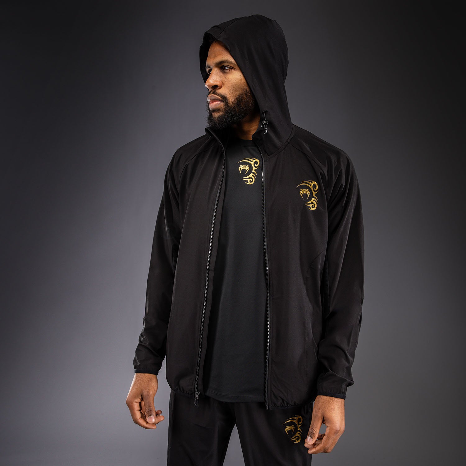 venum-x-mike-tyson-tiger-trainingsjacke-schwarz-gold image 3