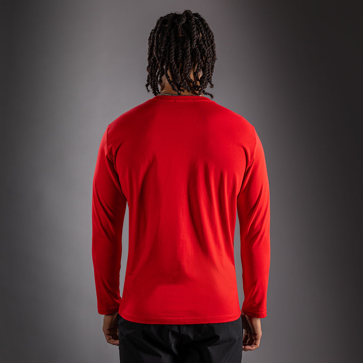 venum-lineup-langarm-t-shirt-rot-wei image 3