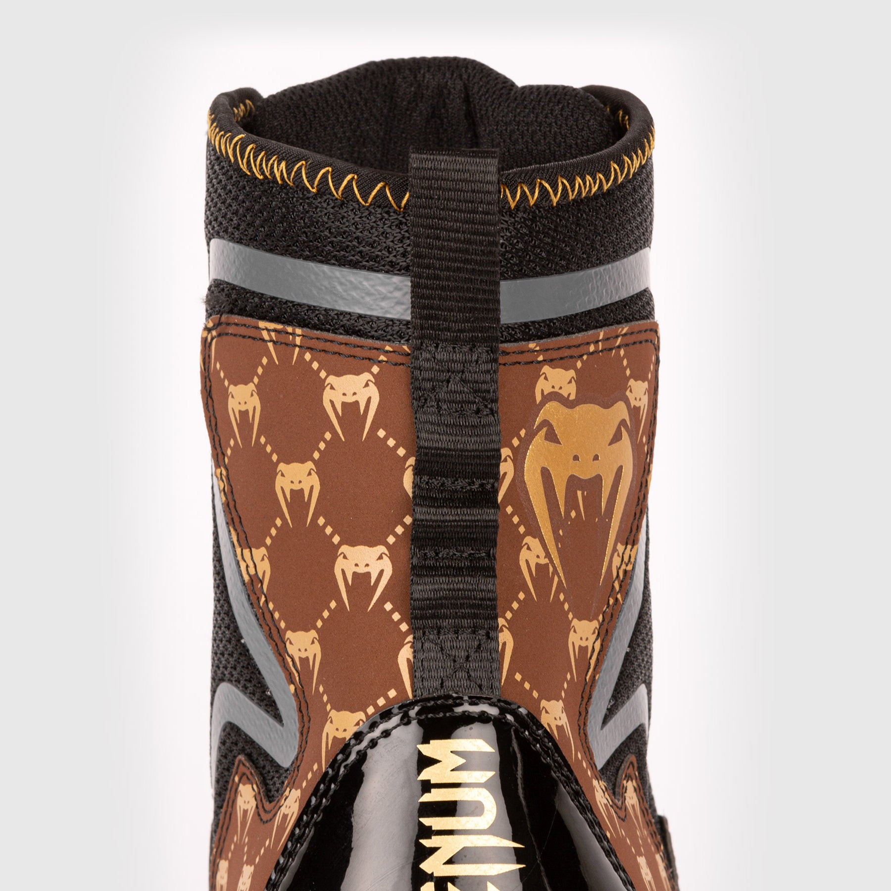 venum-elite-evo-monogram-boxschuhe-schwarz-braun image 7