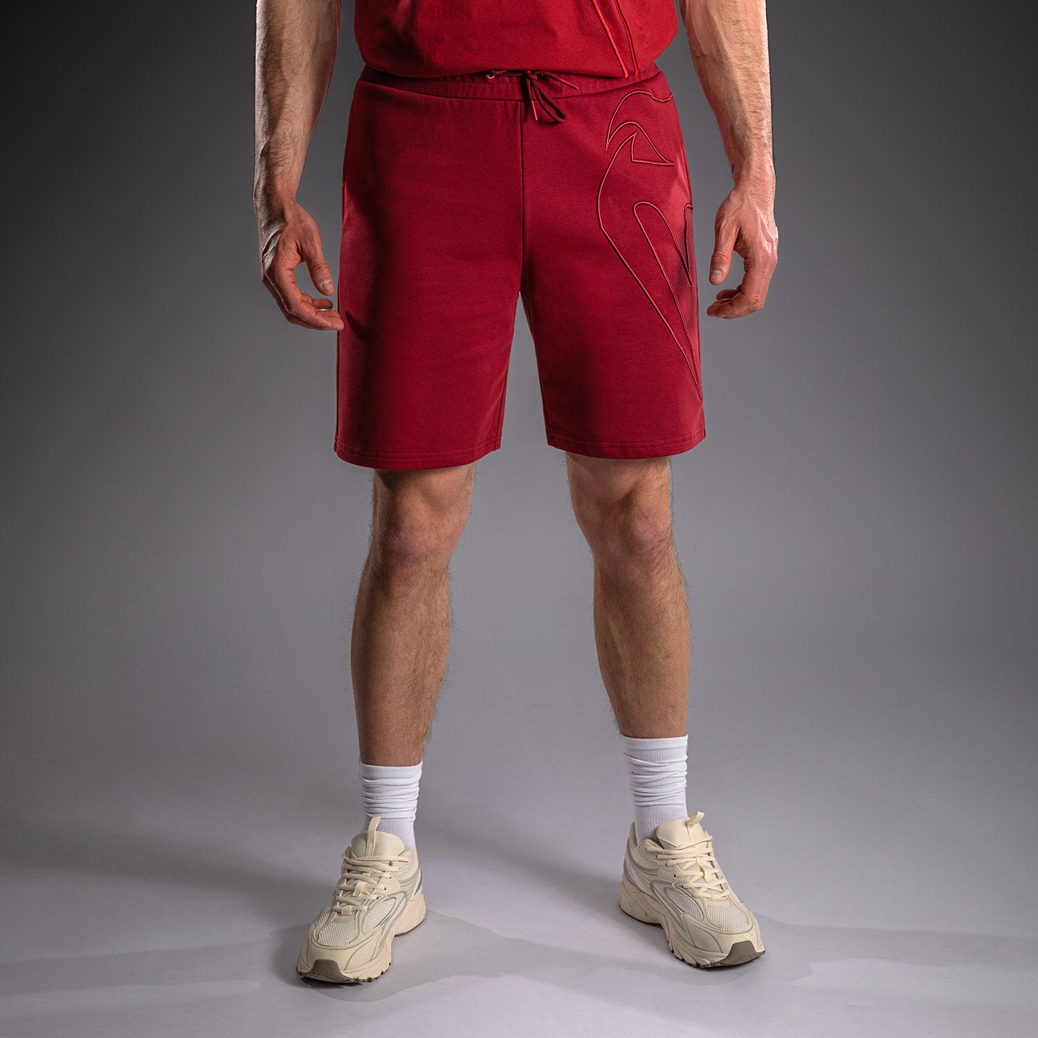 venum-giant-3d-shorts-baumwolle-herren-rot image 1