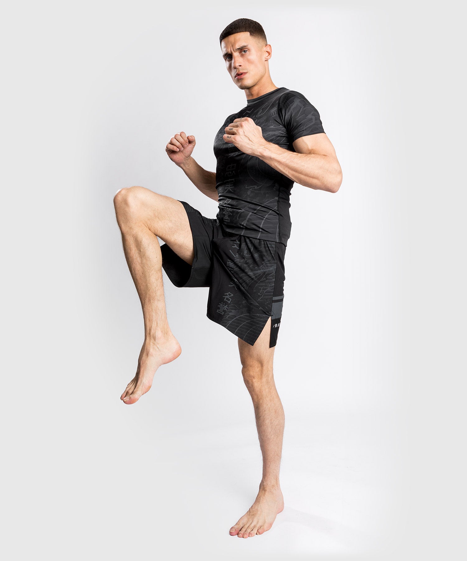 venum-ykz21-fightshort-herren-schwarz-schwarz image 2