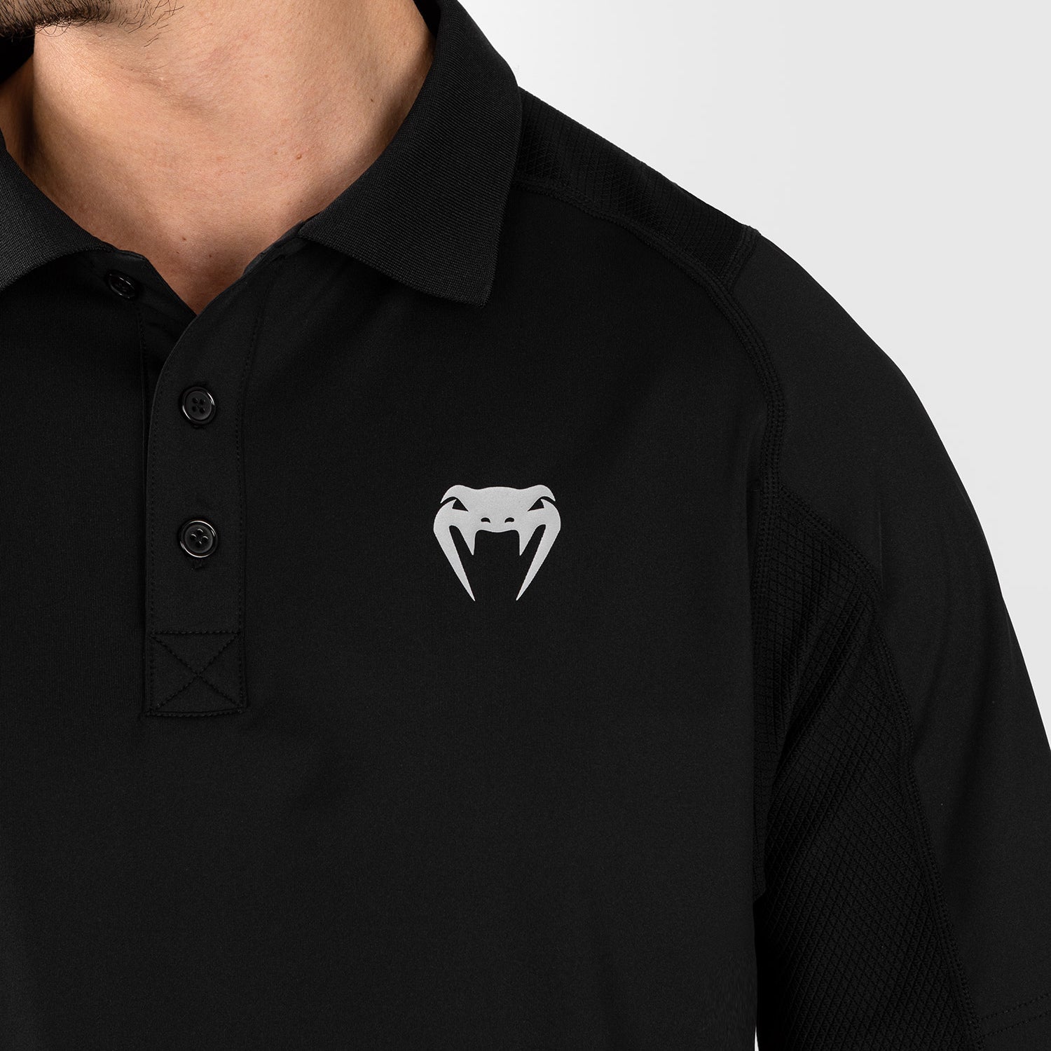 venum-ufc-performance-institute-2-0-poloshirt-f-r-m-nner-schwarz-rot image 3