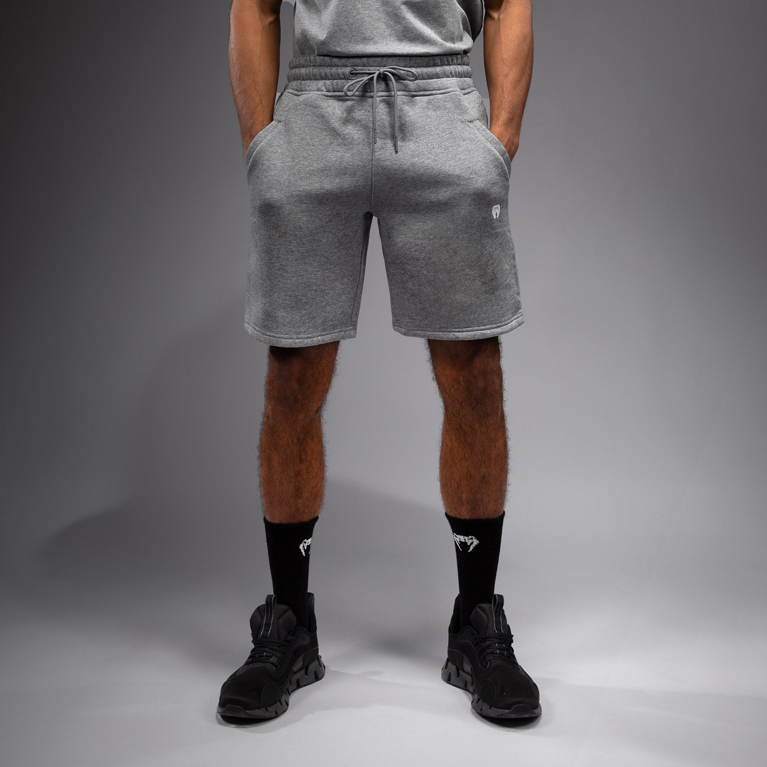 venum-silent-power-baumwollshorts-cloudy-grey image 1