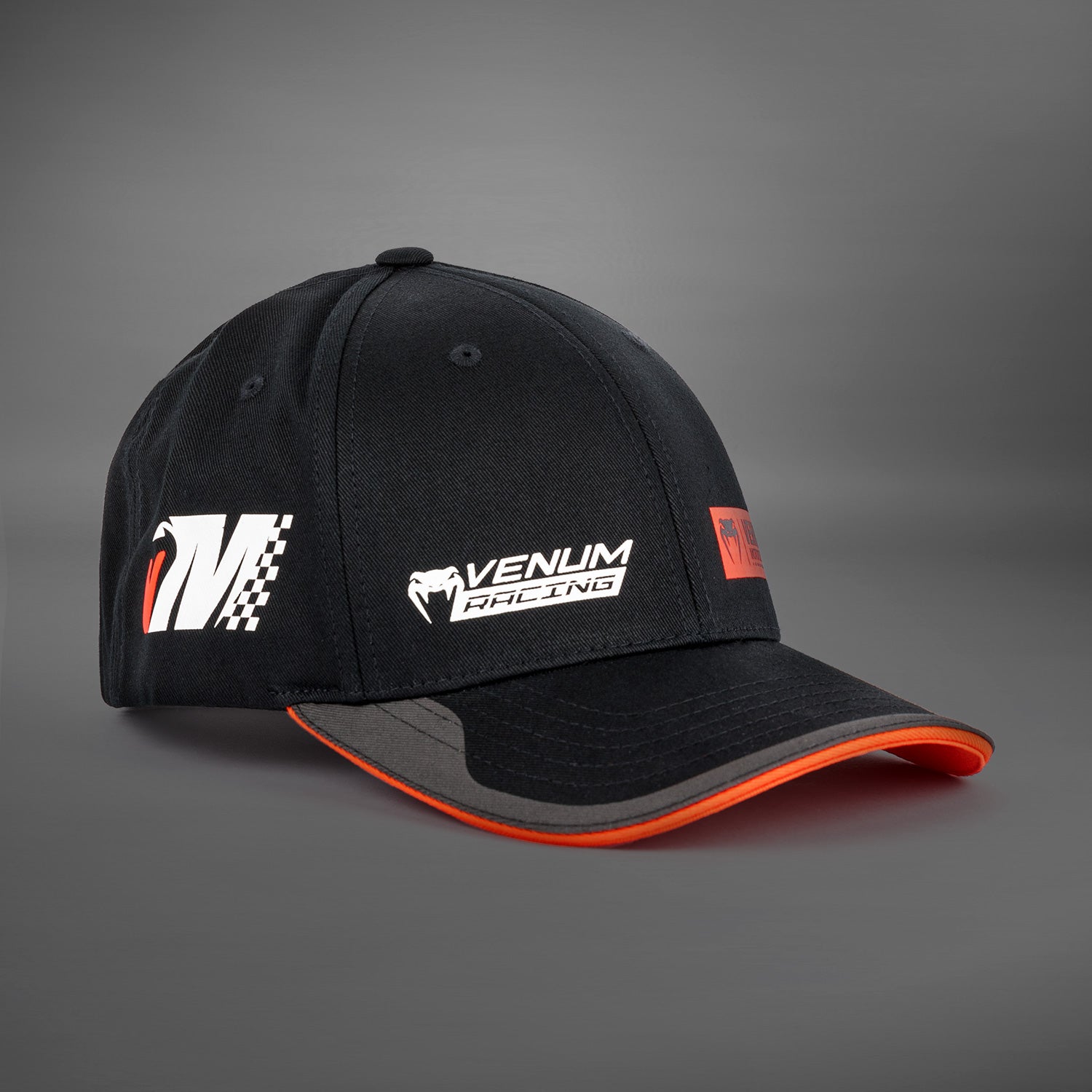 venum-motorsport-hut-tiefschwarz-snapback-cap image 3