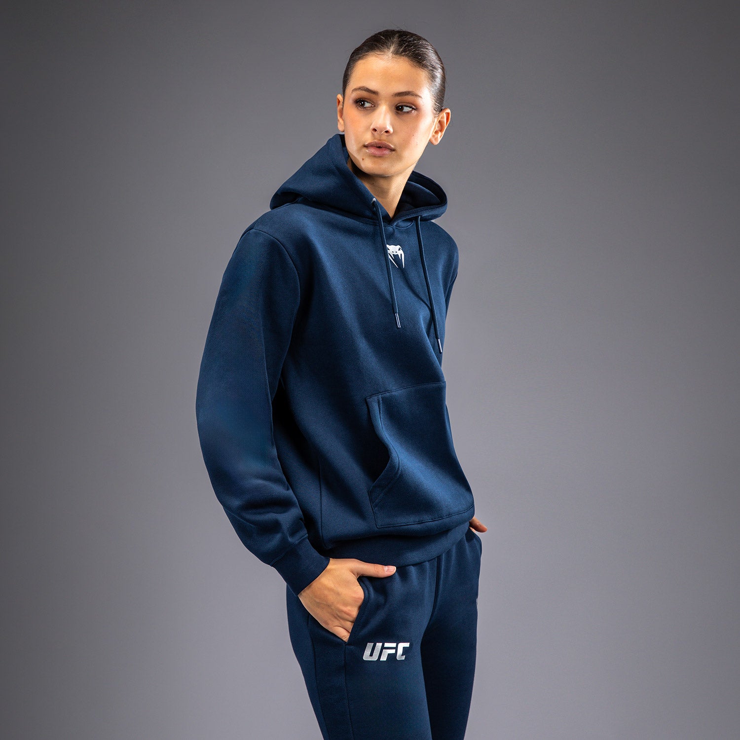 ufc-fusion-by-venum-fight-week-damen-hoodie-ozeanblau image 2