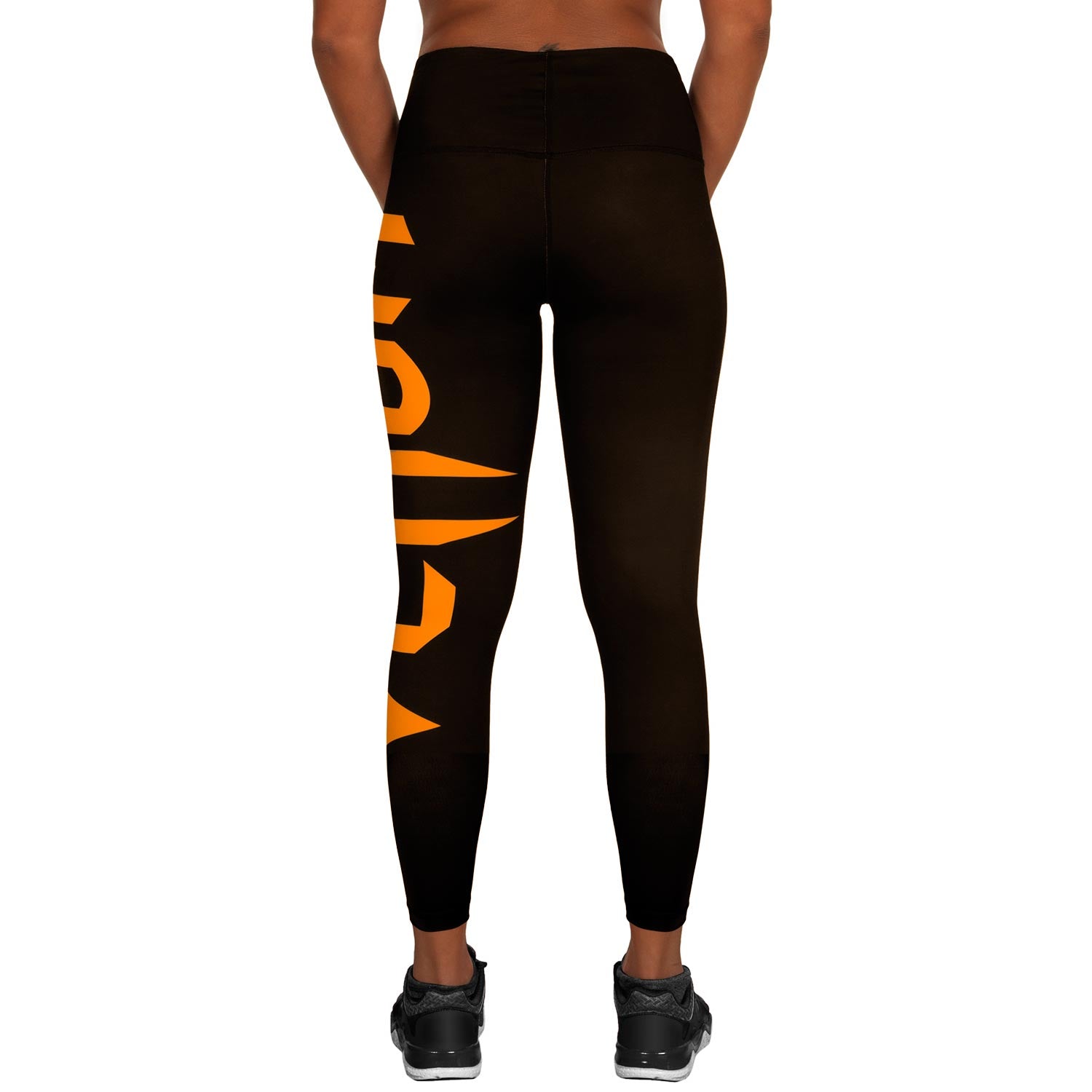 venum-giant-leggings-damen-schwarz-koralle image 4