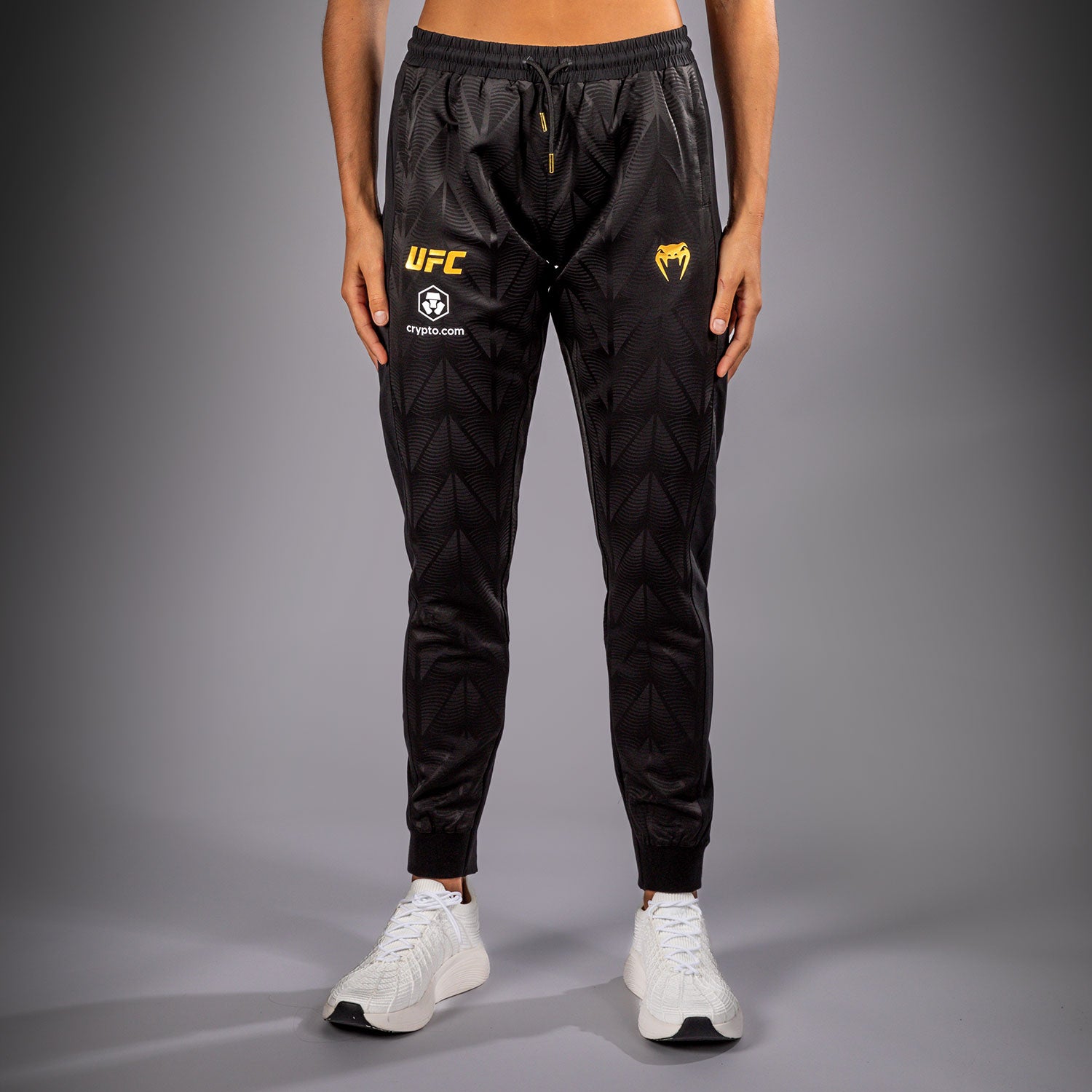 venum-ufc-zenith-authentic-fight-night-walkout-hose-damen-champion-schwarz-gold image 1