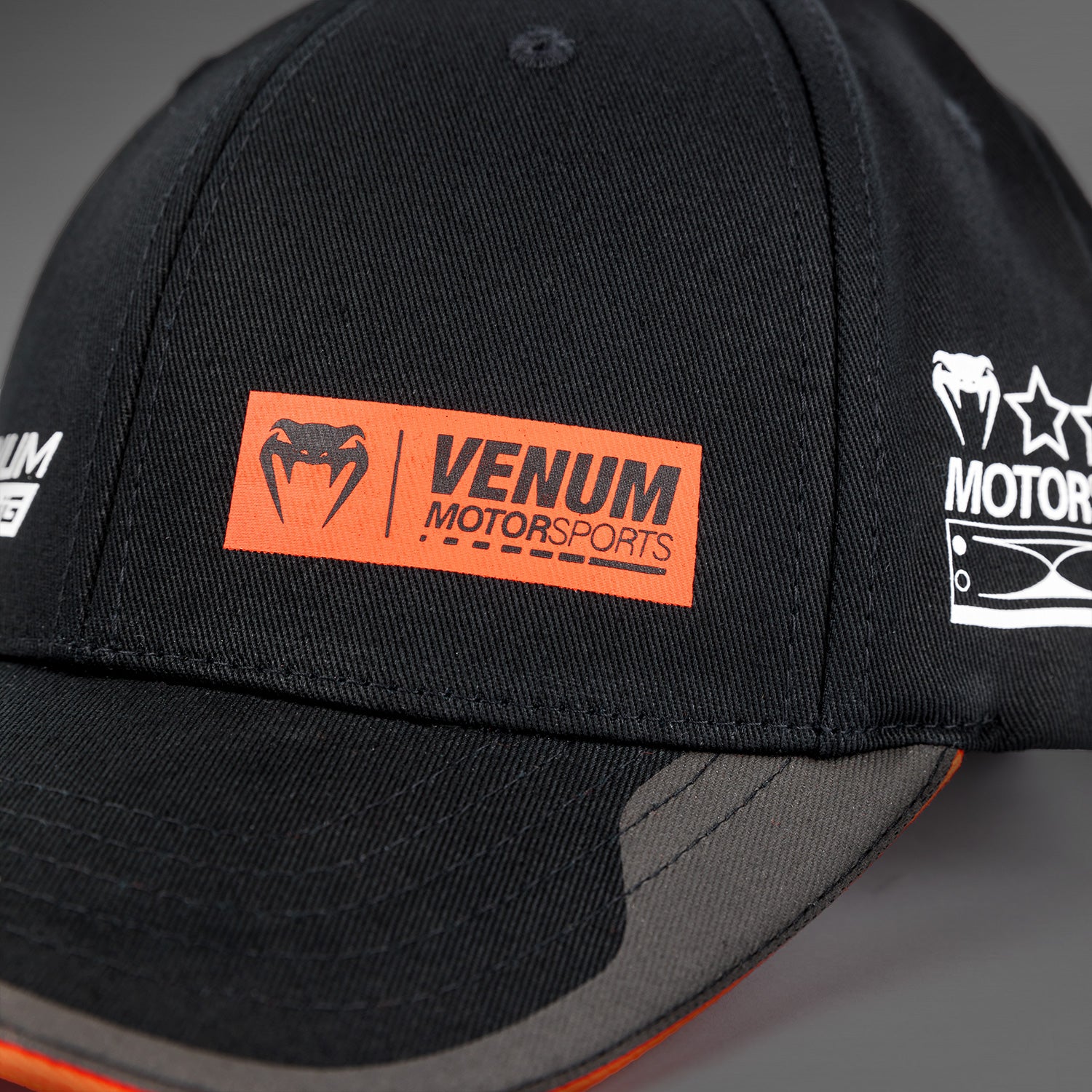 venum-motorsport-hut-tiefschwarz-snapback-cap image 6
