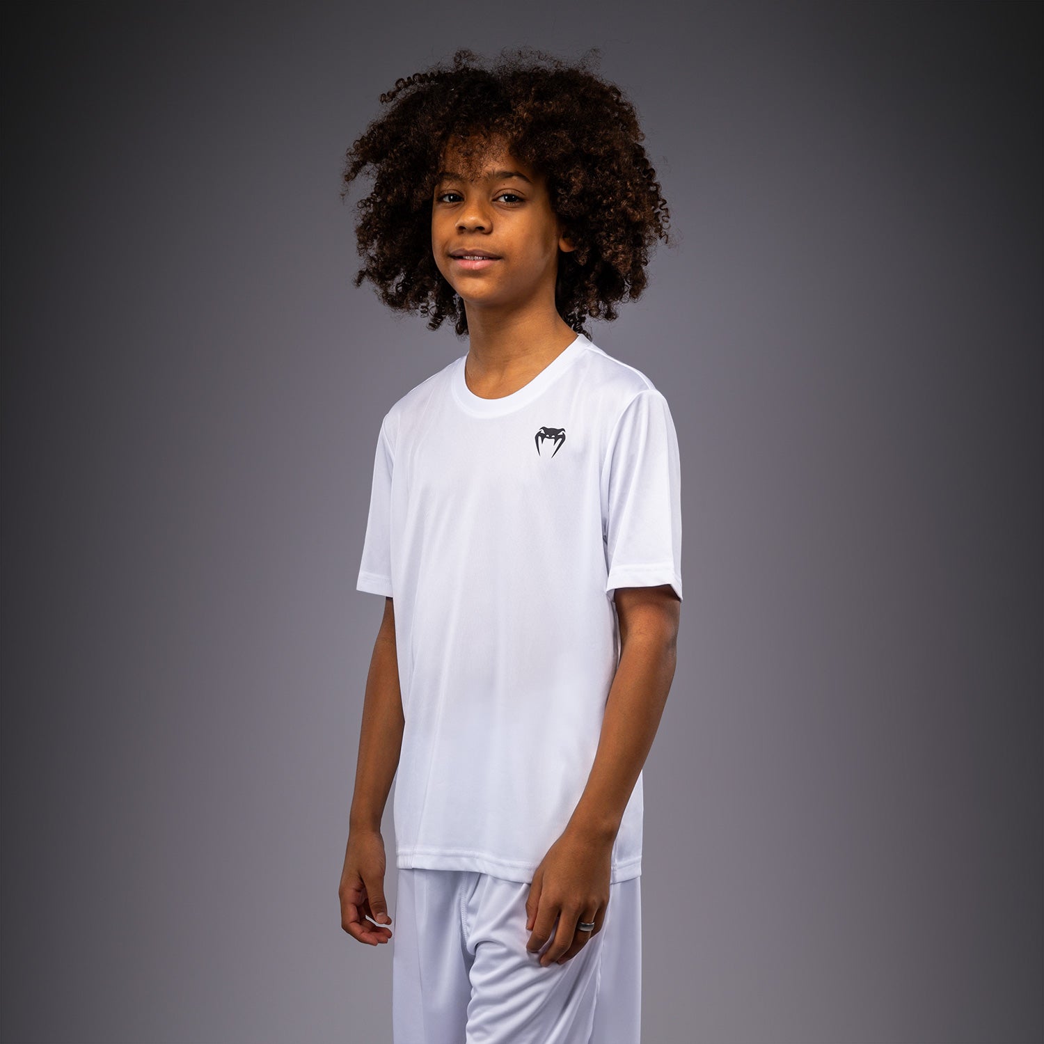 venum-lineup-kurzarm-t-shirt-f-r-kinder-wei-schwarz image 2
