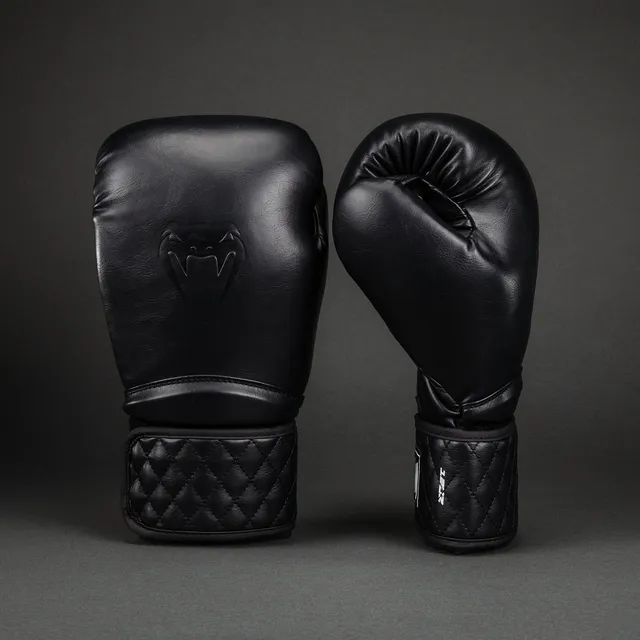 venum-impact-classic-boxhandschuhe-schwarz image 1