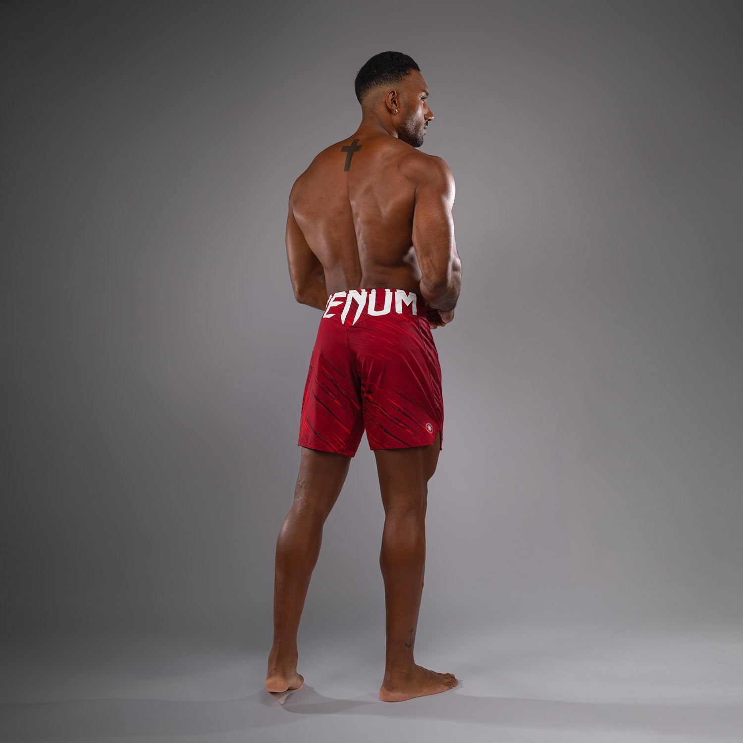 venum-rapid-light-fight-shorts-herren-cherry-red-lang image 3