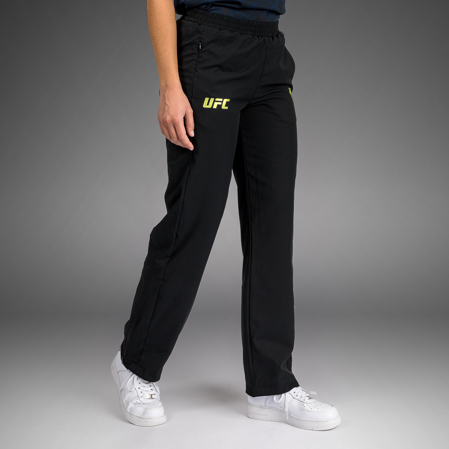 ufc-fusion-by-venum-fight-week-damen-straight-leg-hose-champion-schwarz-gold image 2
