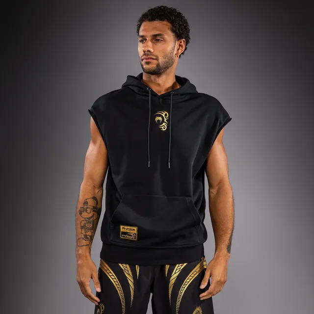 venum-x-mike-tyson-tiger-rmelloser-kapuzenpullover-schwarz-gold image 1