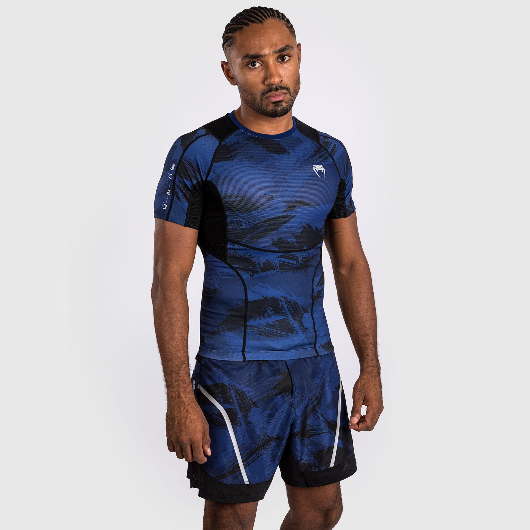venum-electron-3-0-rashguard-kurzarm-herren-marineblau image 4