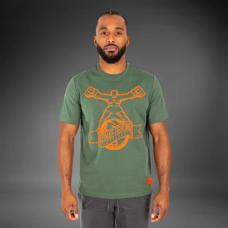 venum-ufc-ulti-man-t-shirt-khaki-orange image 1