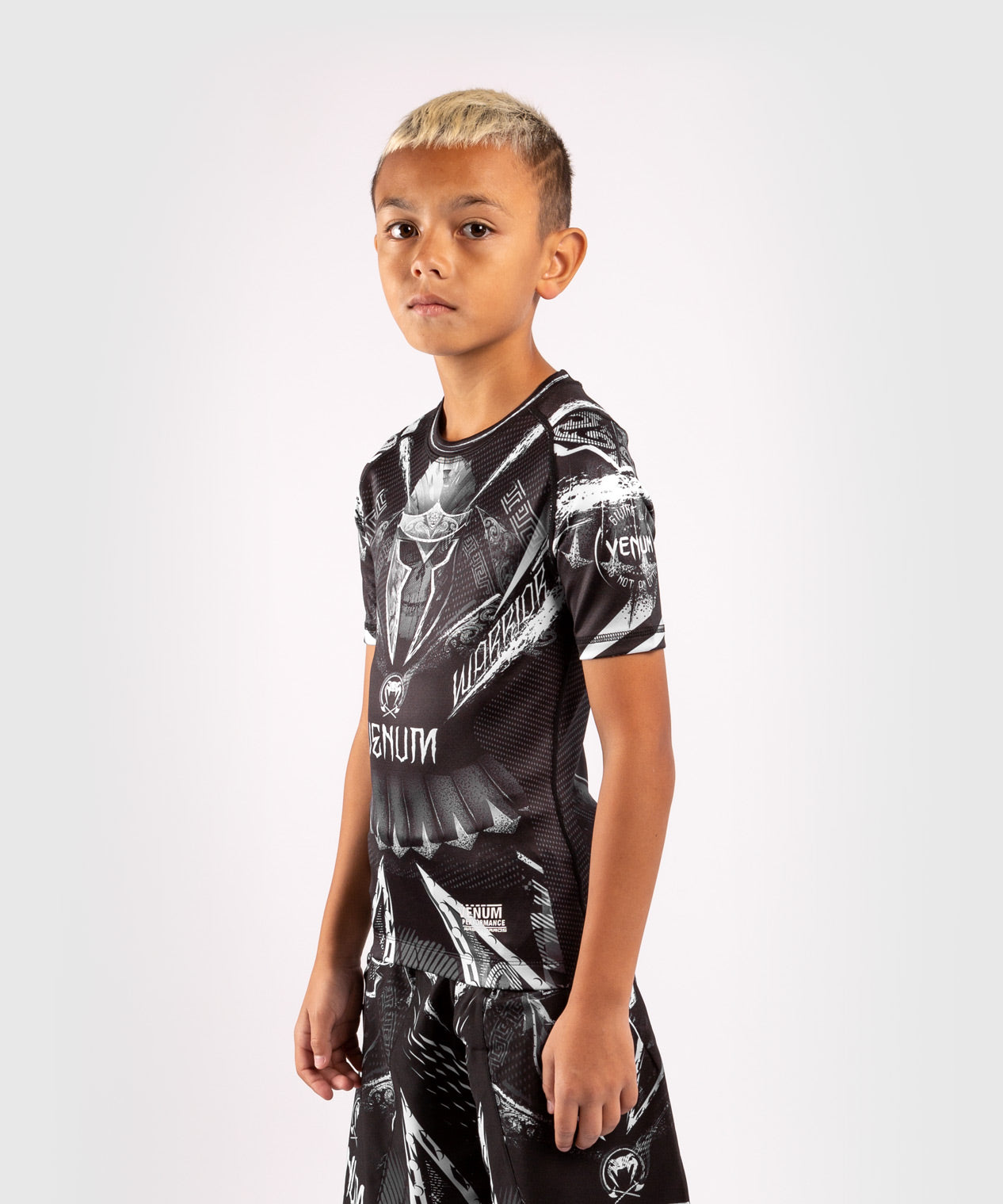 venum-gldtr-4-0-kurzarm-rashguard-kinder-schwarz-wei image 3