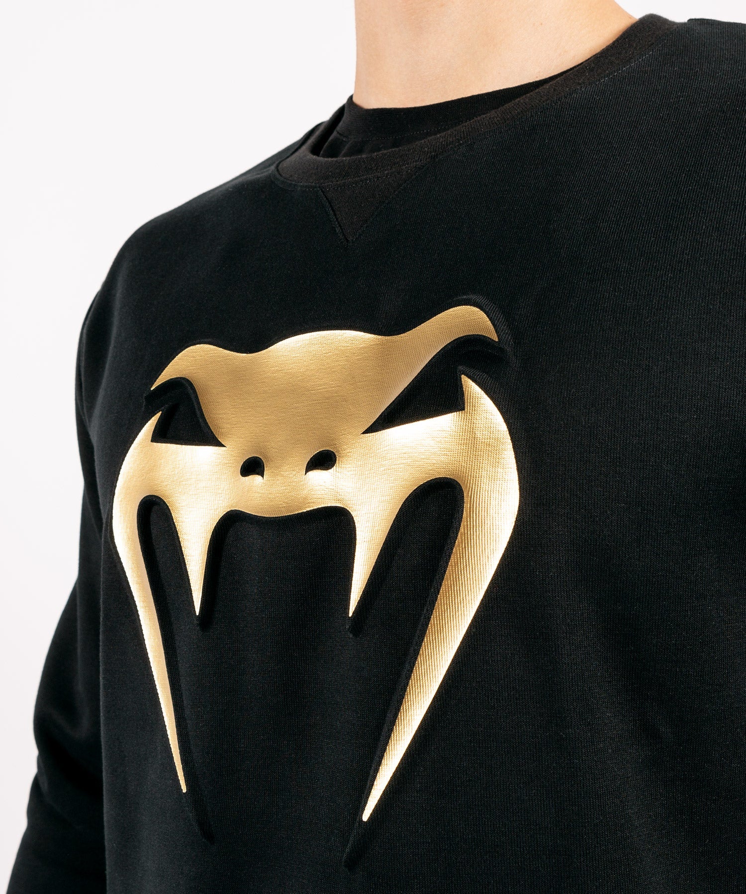 venum-classic-kapuzenpulli-schwarz-gold image 5
