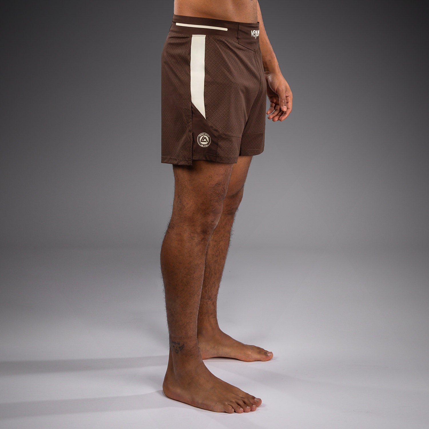 venum-x-roger-gracie-academy-fightshorts-herren-dunkelbraun image 2